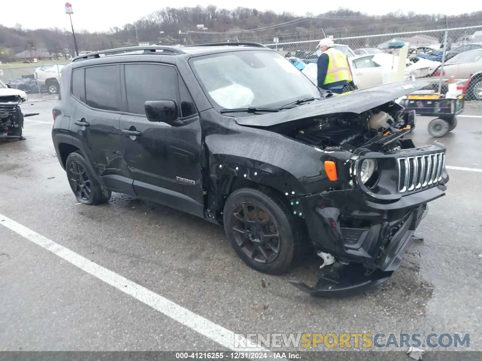 1 fotografías del automóvil dañado ZACNJCBB0MPM26206 JEEP RENEGADE 2021
