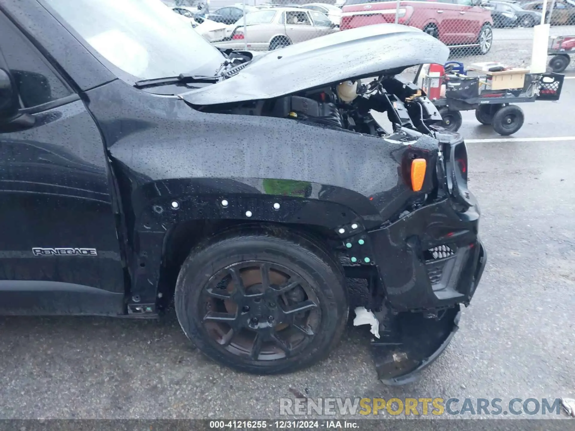 18 fotografías del automóvil dañado ZACNJCBB0MPM26206 JEEP RENEGADE 2021