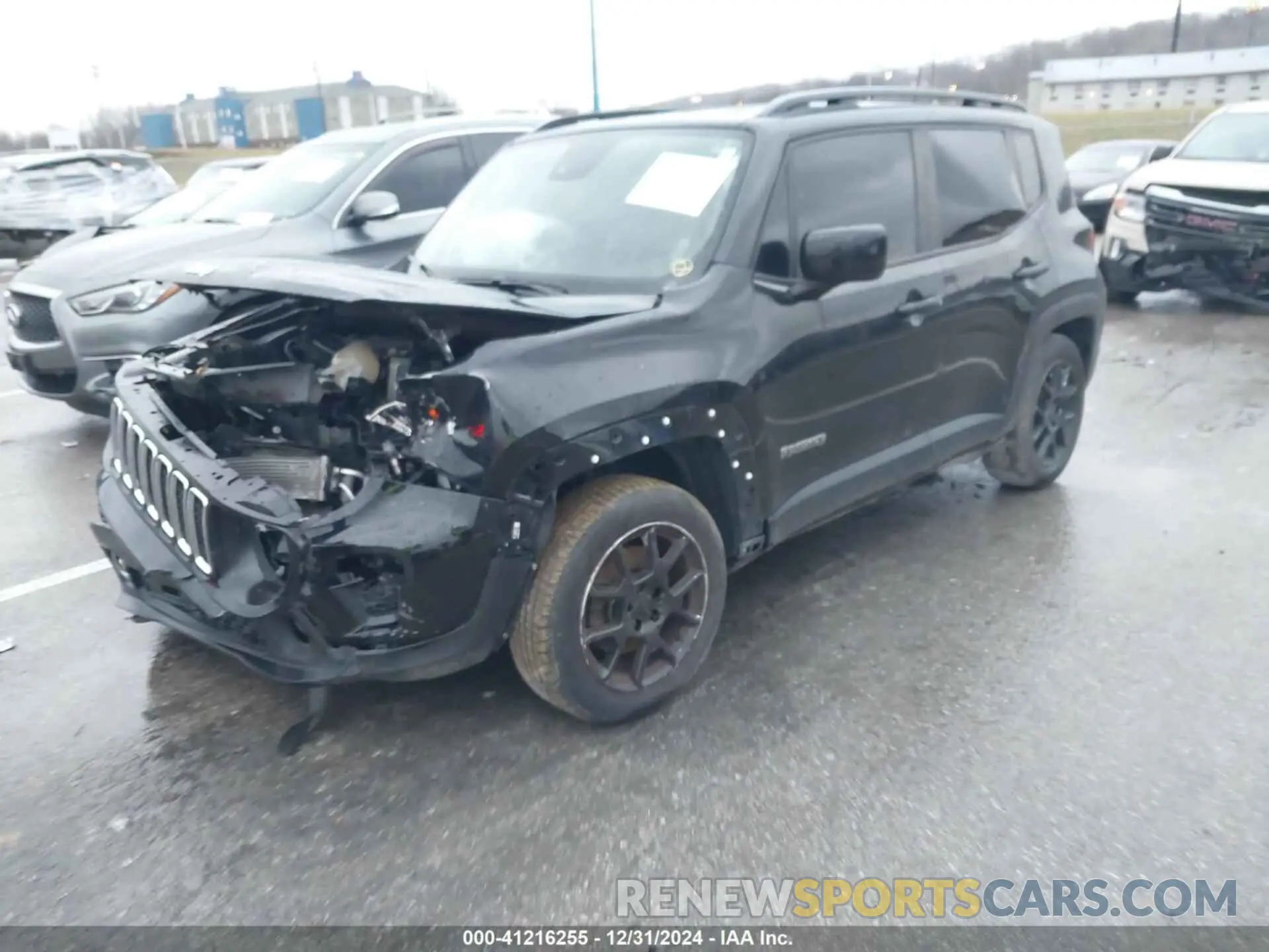 2 fotografías del automóvil dañado ZACNJCBB0MPM26206 JEEP RENEGADE 2021