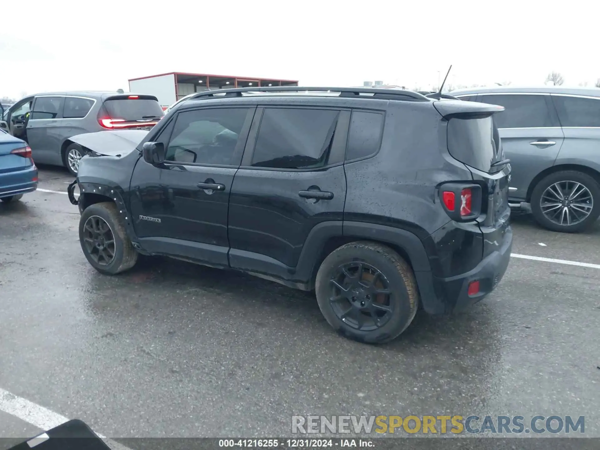 3 fotografías del automóvil dañado ZACNJCBB0MPM26206 JEEP RENEGADE 2021