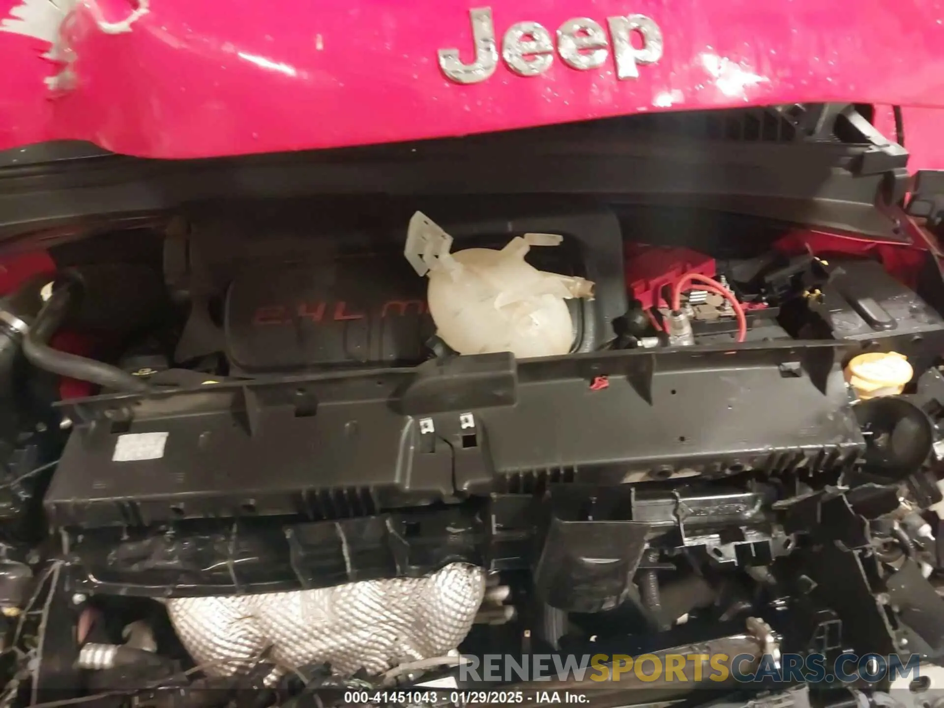 10 fotografías del automóvil dañado ZACNJCBB0MPM36606 JEEP RENEGADE 2021