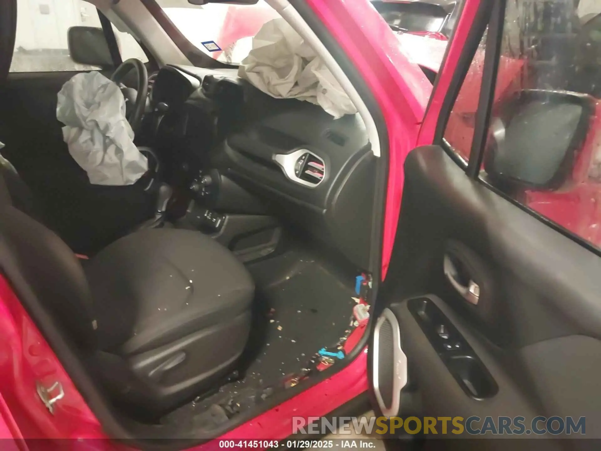 5 fotografías del automóvil dañado ZACNJCBB0MPM36606 JEEP RENEGADE 2021