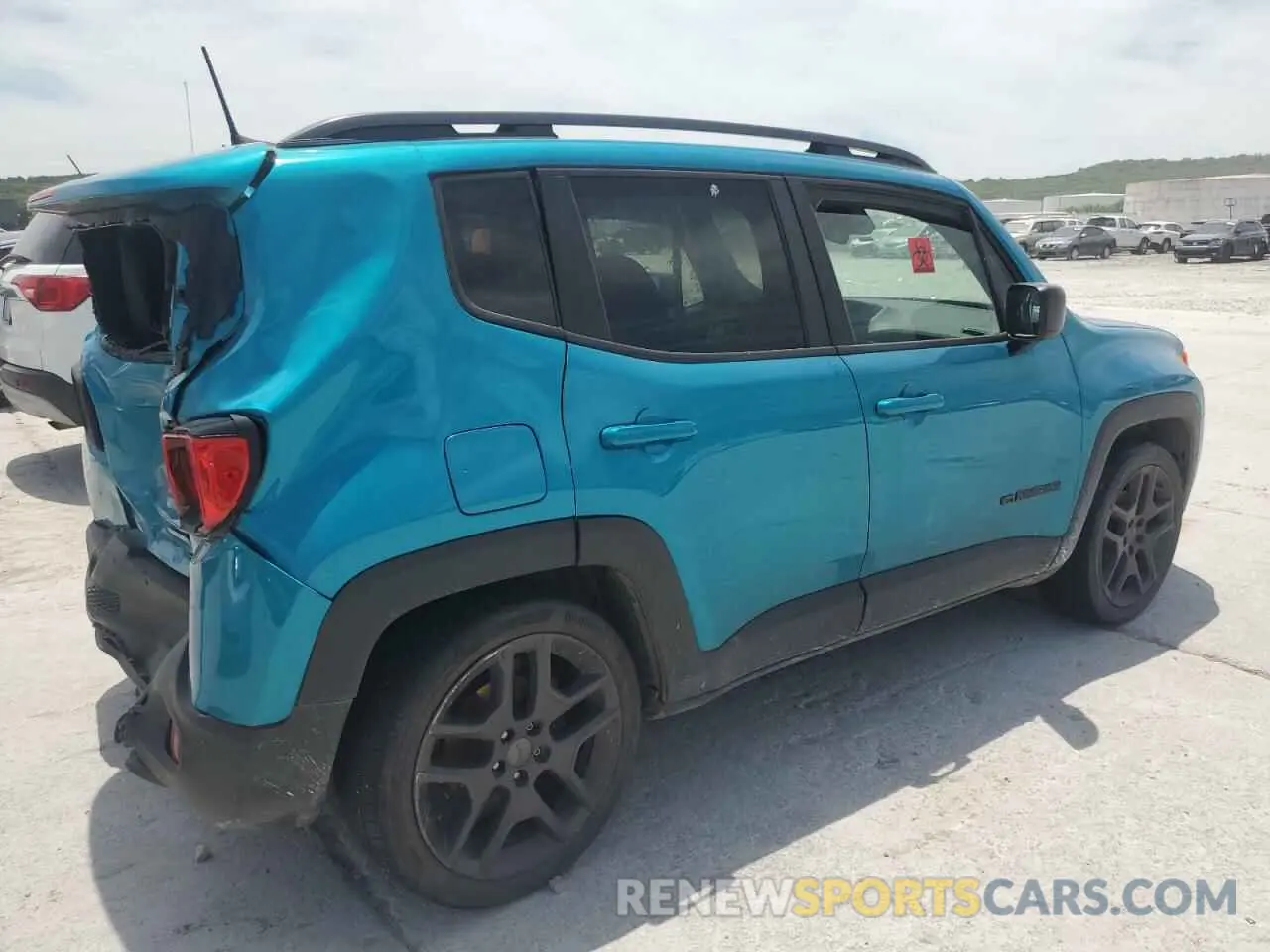 3 fotografías del automóvil dañado ZACNJCBB0MPN10266 JEEP RENEGADE 2021