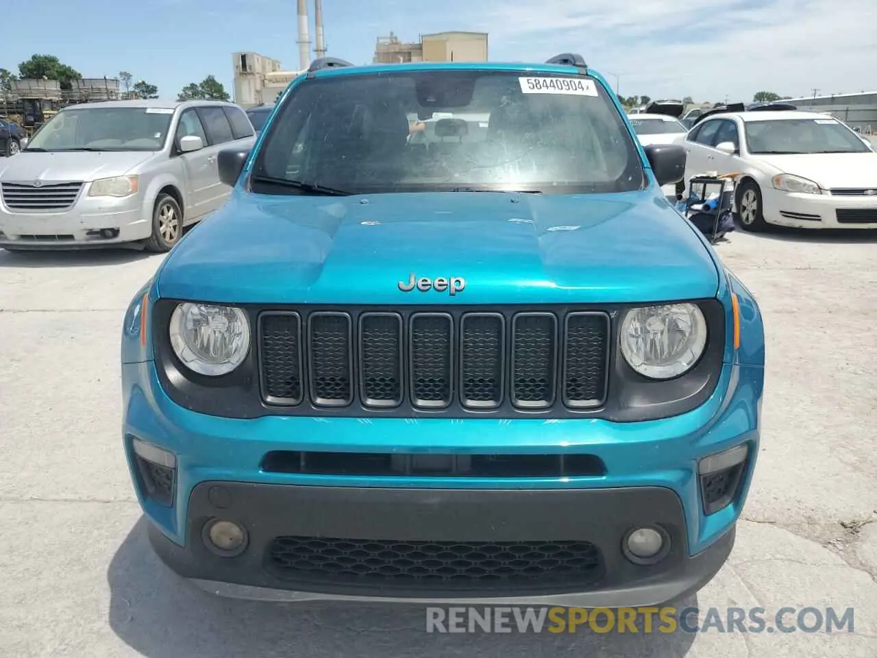 5 fotografías del automóvil dañado ZACNJCBB0MPN10266 JEEP RENEGADE 2021