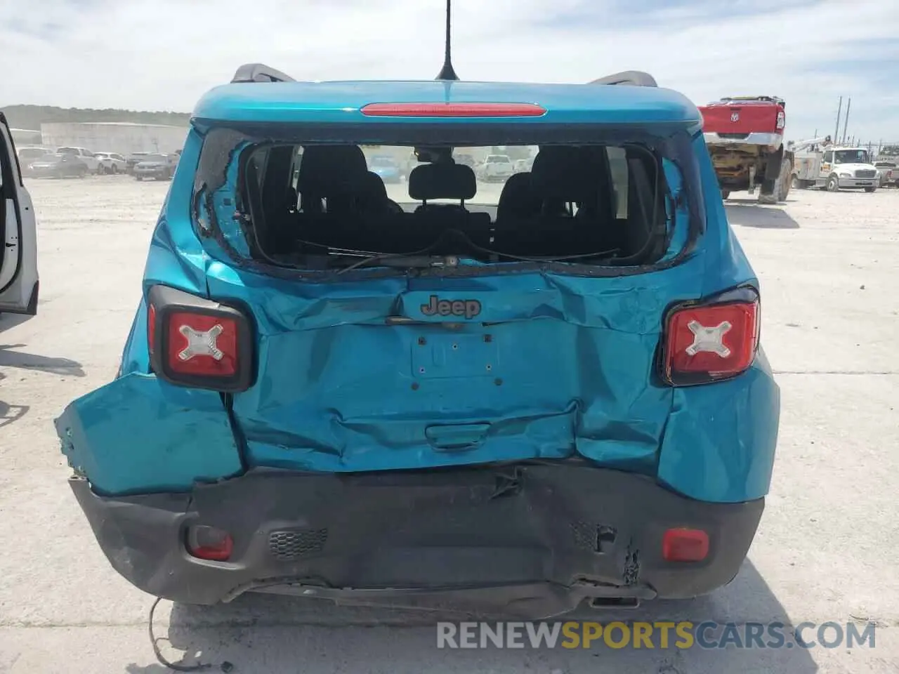 6 fotografías del automóvil dañado ZACNJCBB0MPN10266 JEEP RENEGADE 2021