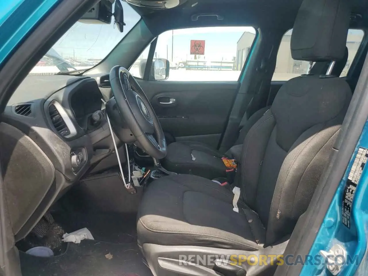 7 fotografías del automóvil dañado ZACNJCBB0MPN10266 JEEP RENEGADE 2021