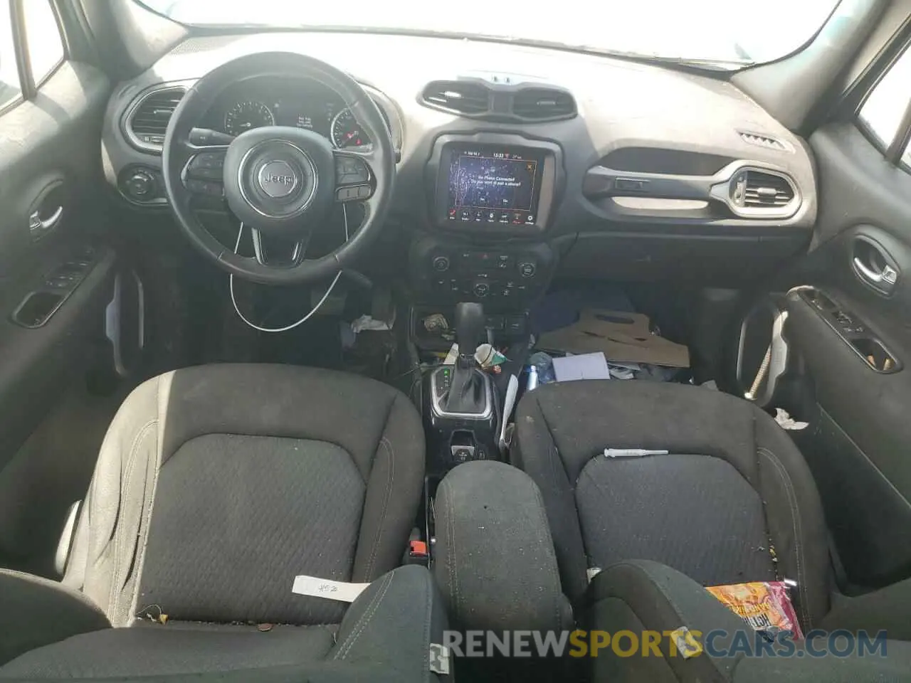 8 fotografías del automóvil dañado ZACNJCBB0MPN10266 JEEP RENEGADE 2021