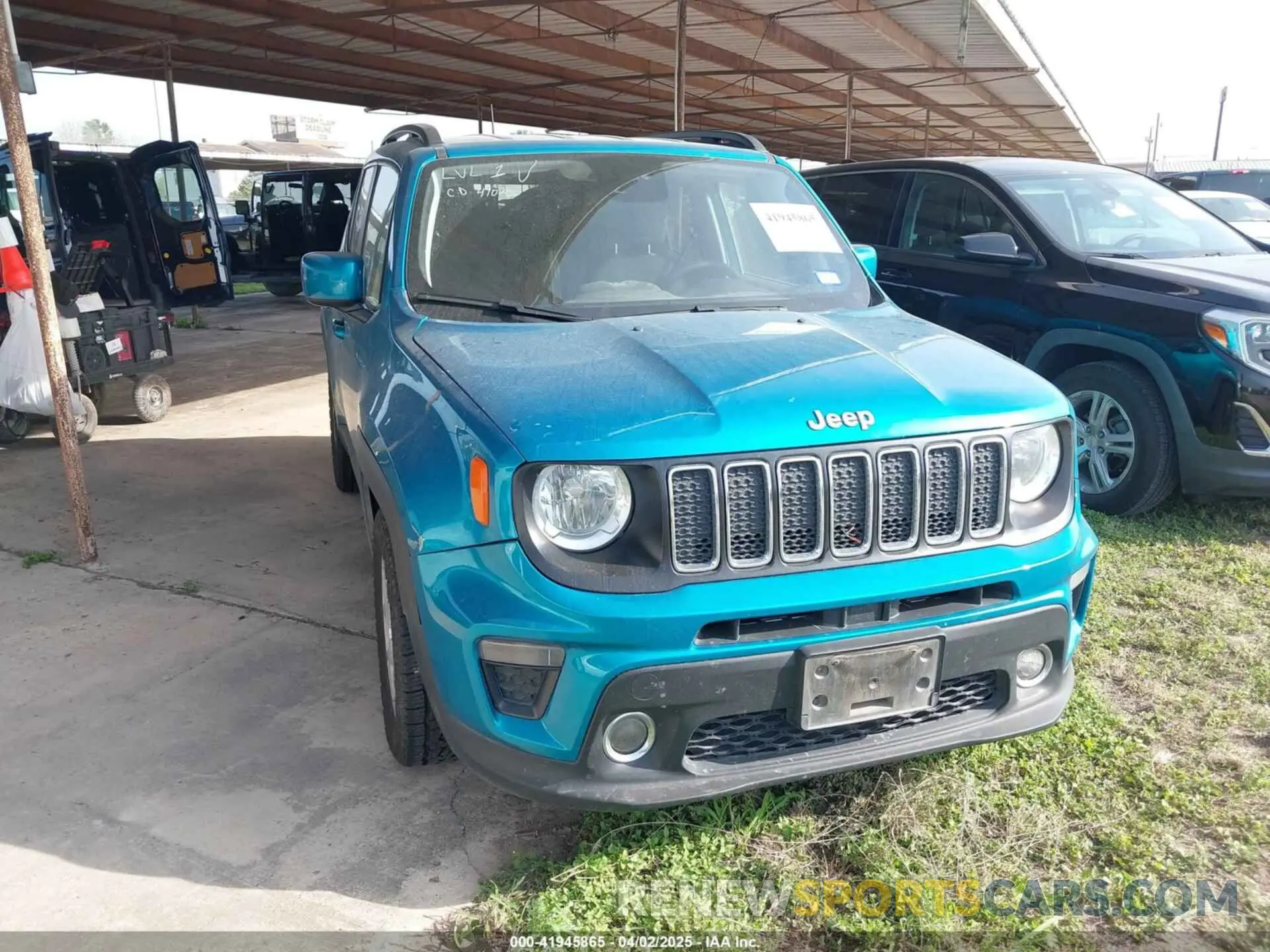 6 fotografías del automóvil dañado ZACNJCBB1MPM14226 JEEP RENEGADE 2021