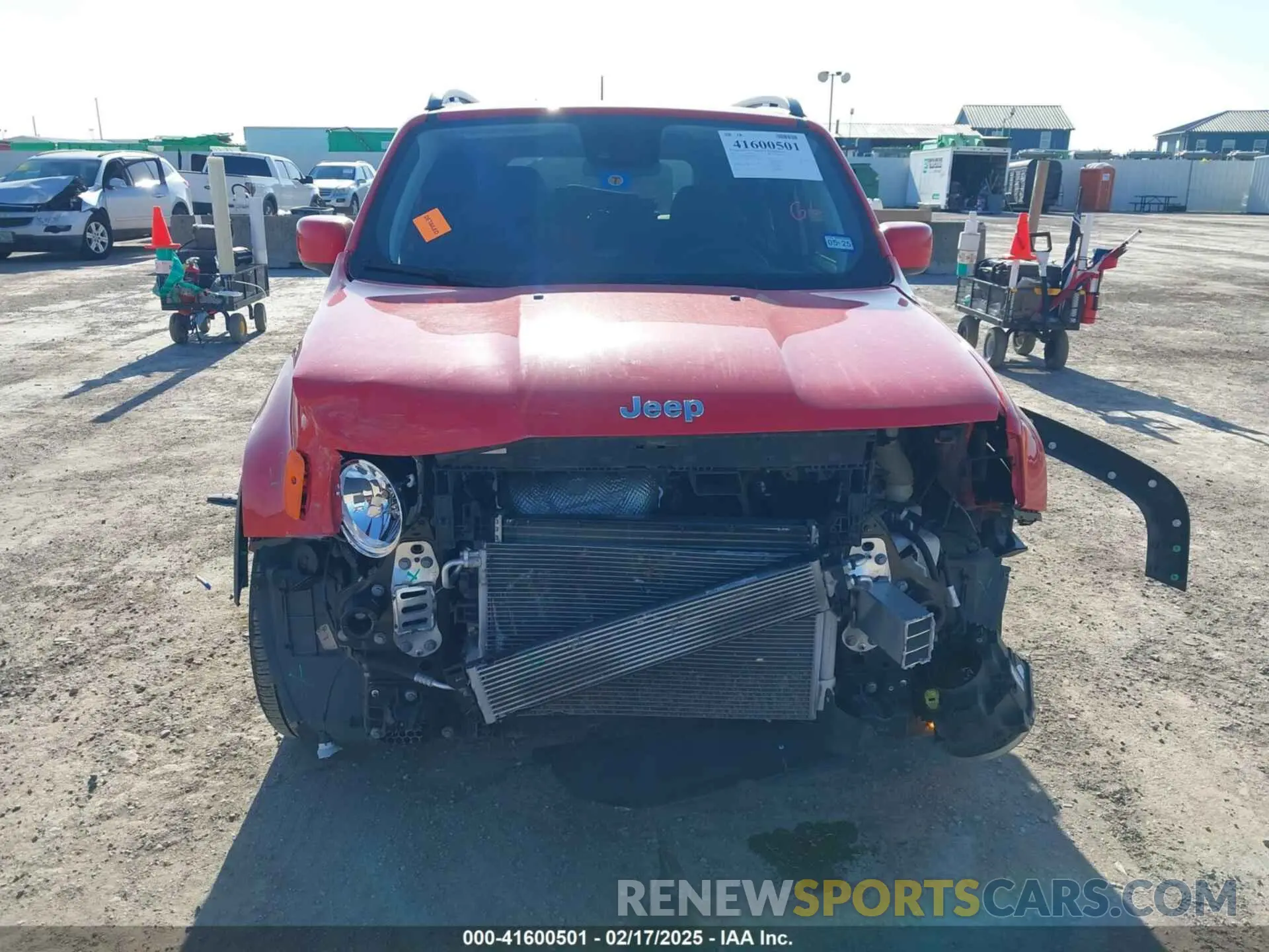 13 fotografías del automóvil dañado ZACNJCBB1MPM23962 JEEP RENEGADE 2021