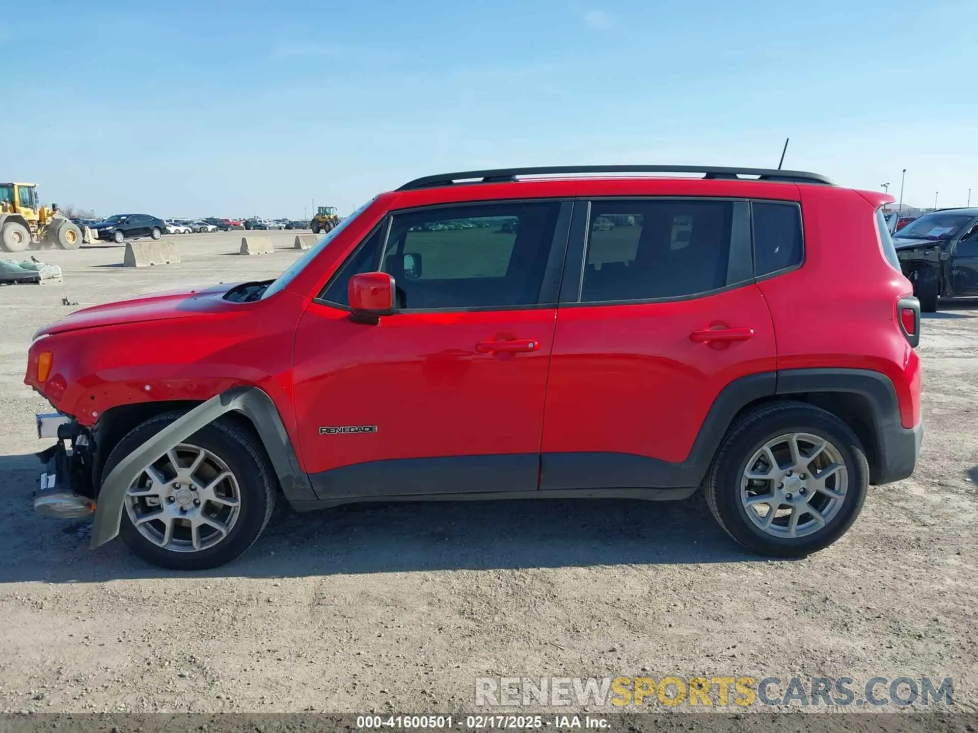 15 fotografías del automóvil dañado ZACNJCBB1MPM23962 JEEP RENEGADE 2021