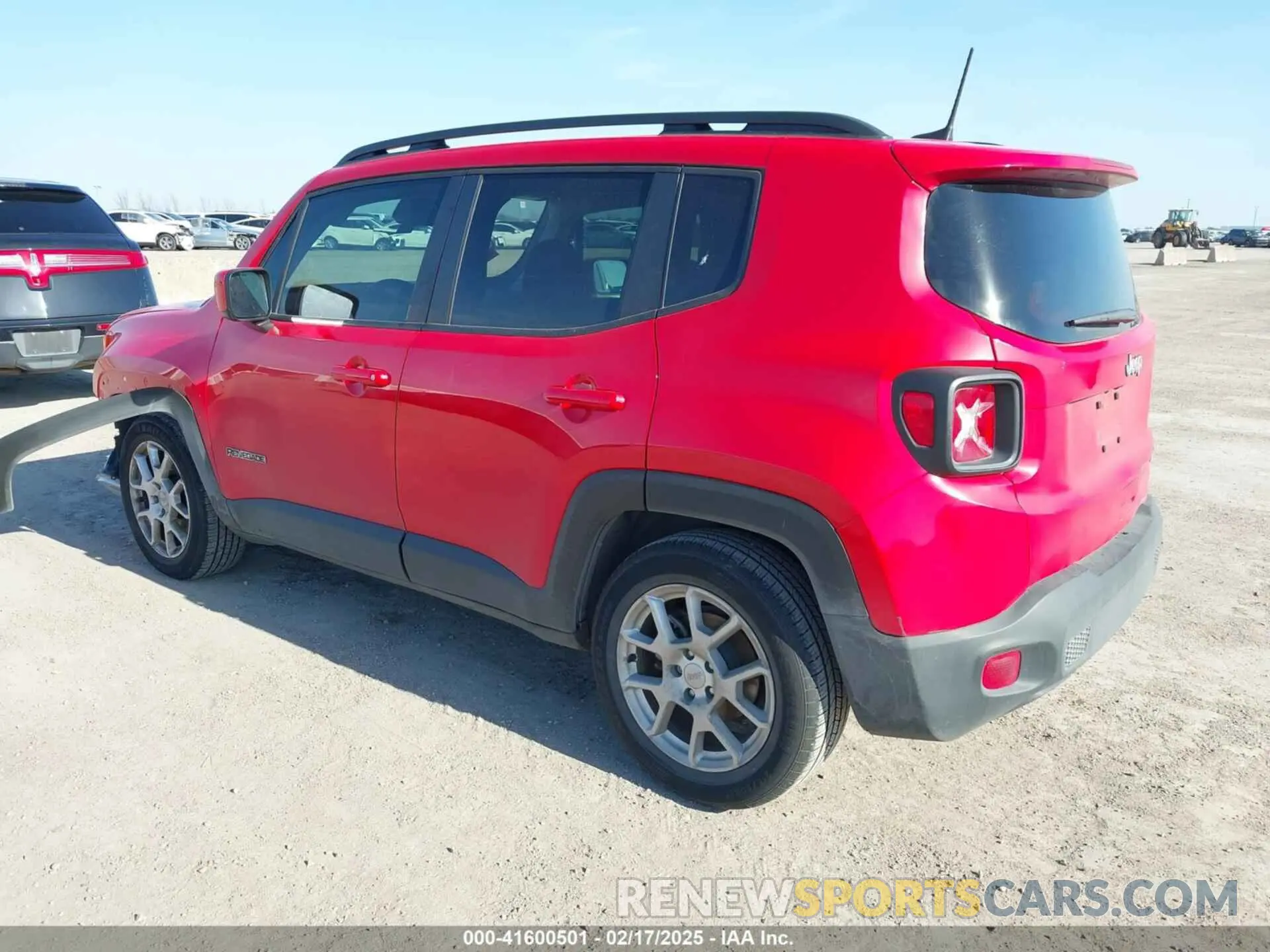 3 fotografías del automóvil dañado ZACNJCBB1MPM23962 JEEP RENEGADE 2021
