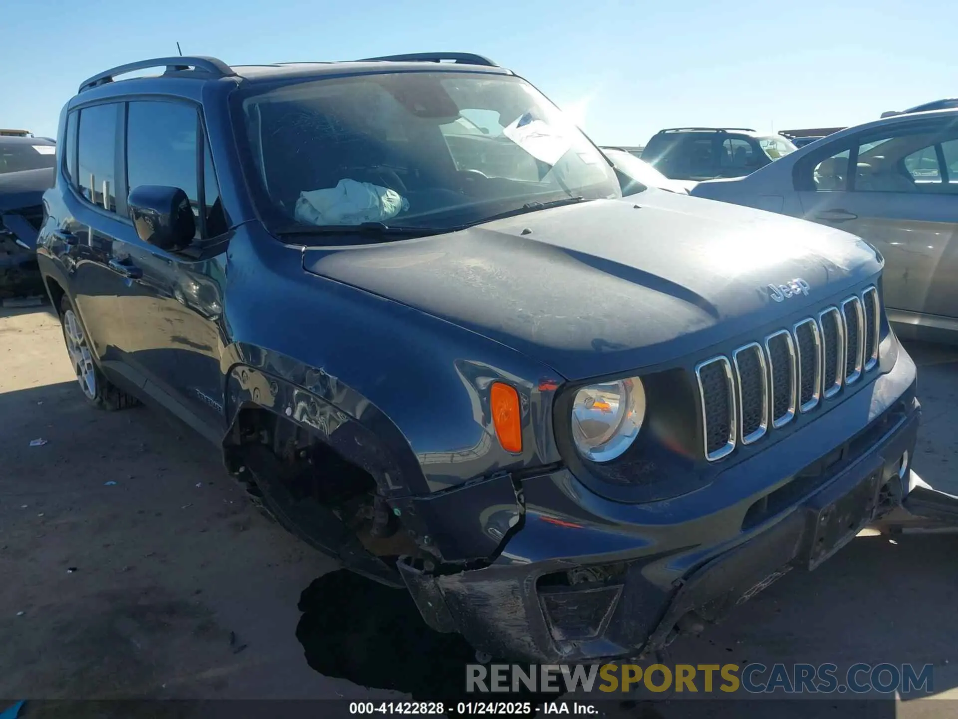 6 fotografías del automóvil dañado ZACNJCBB1MPN26170 JEEP RENEGADE 2021