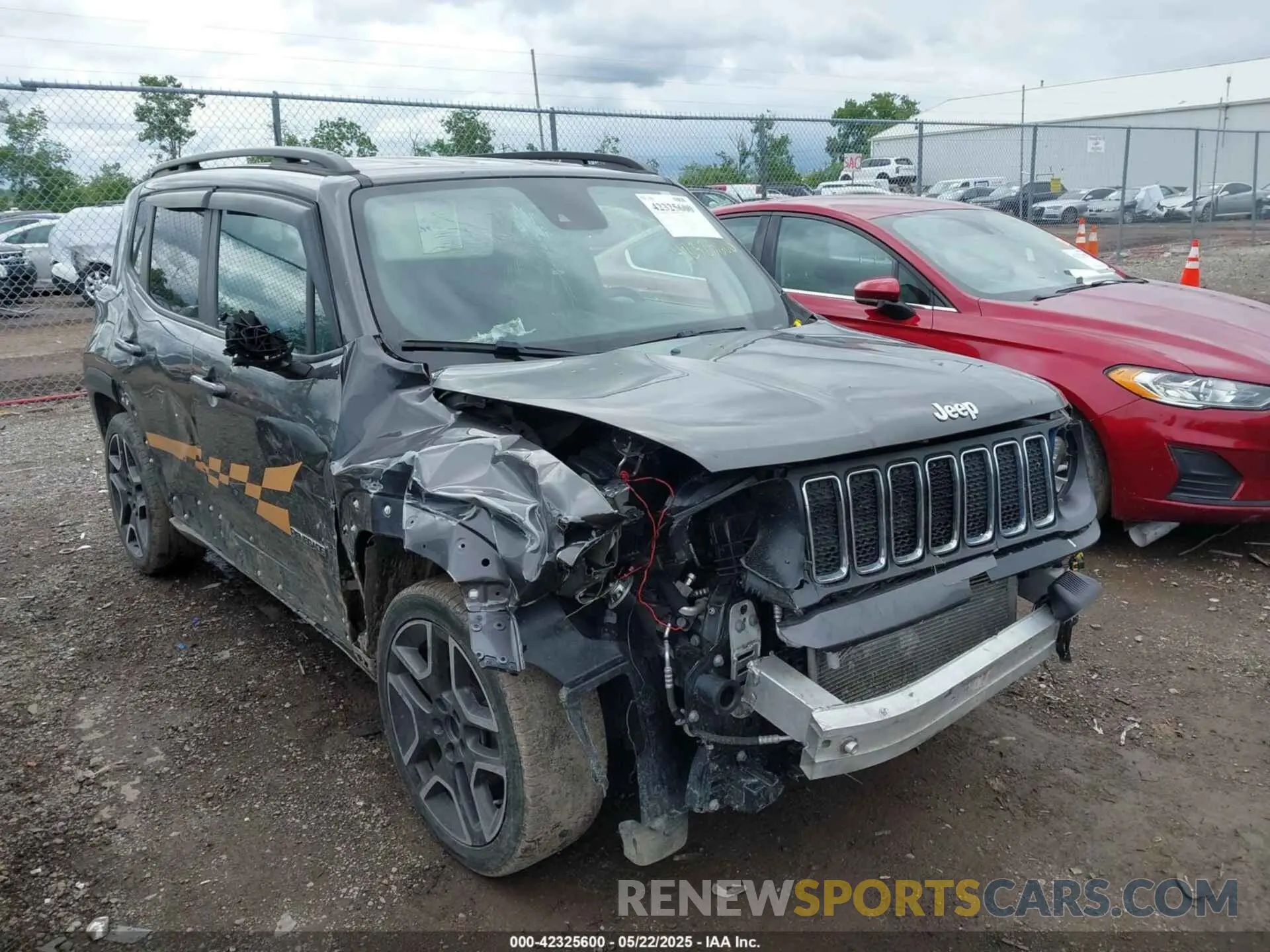 1 fotografías del automóvil dañado ZACNJCBB2MPM24716 JEEP RENEGADE 2021
