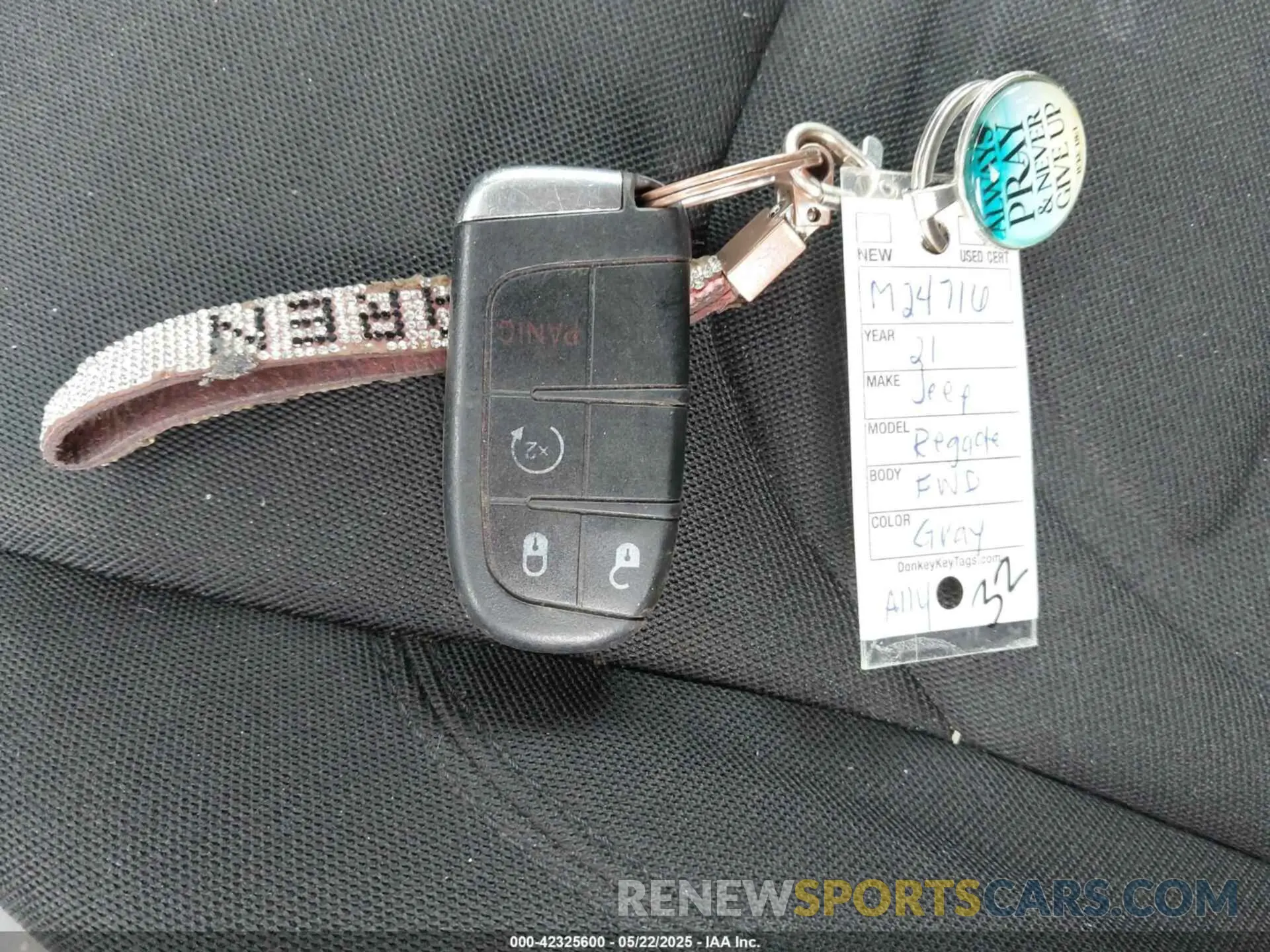 11 fotografías del automóvil dañado ZACNJCBB2MPM24716 JEEP RENEGADE 2021