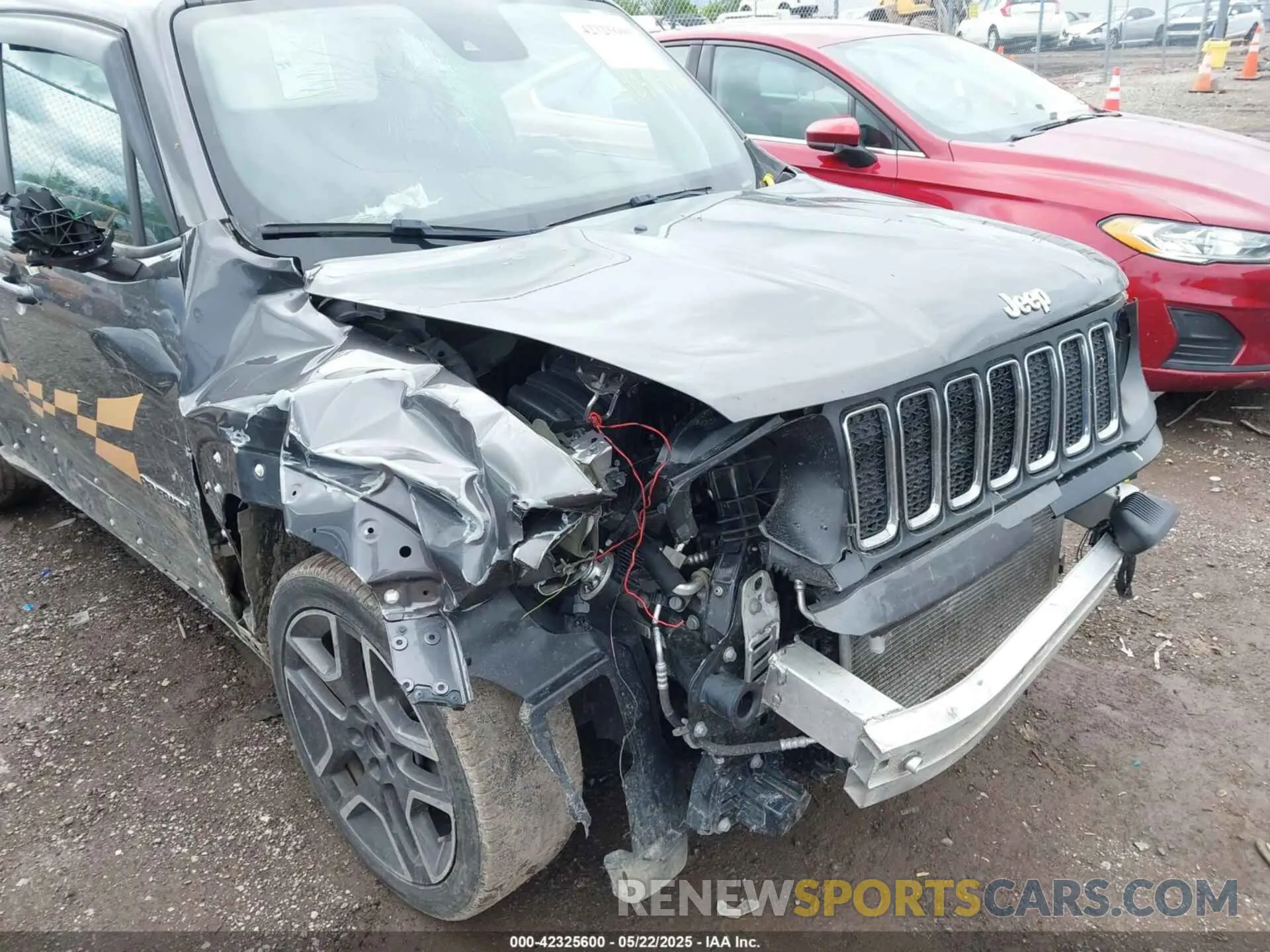 6 fotografías del automóvil dañado ZACNJCBB2MPM24716 JEEP RENEGADE 2021