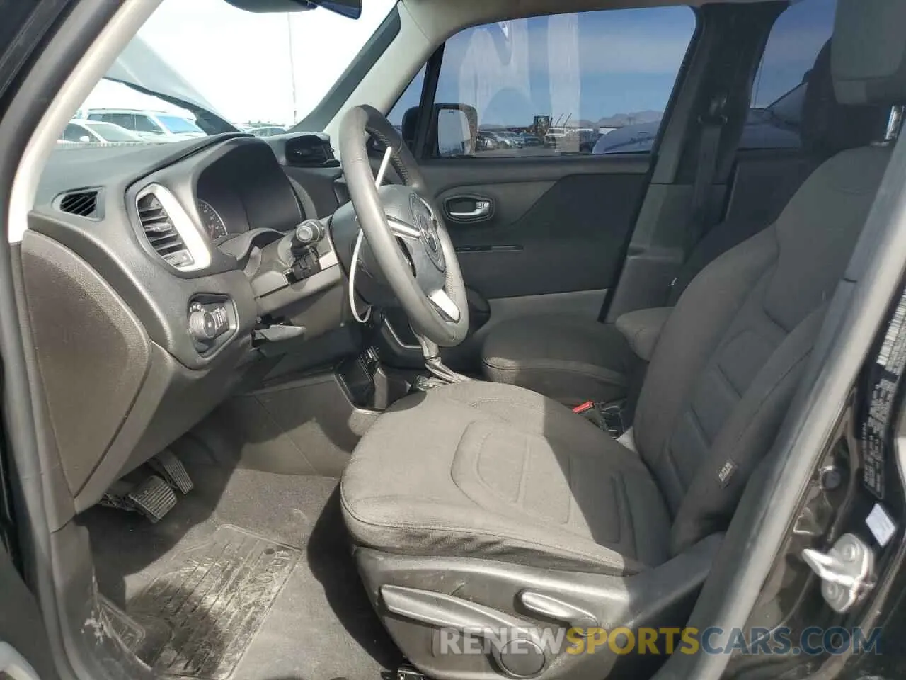 7 fotografías del automóvil dañado ZACNJCBB2MPM95351 JEEP RENEGADE 2021