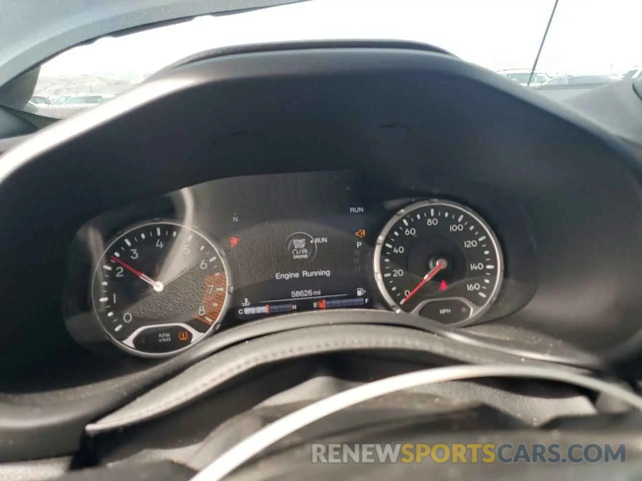 9 fotografías del automóvil dañado ZACNJCBB2MPM95351 JEEP RENEGADE 2021