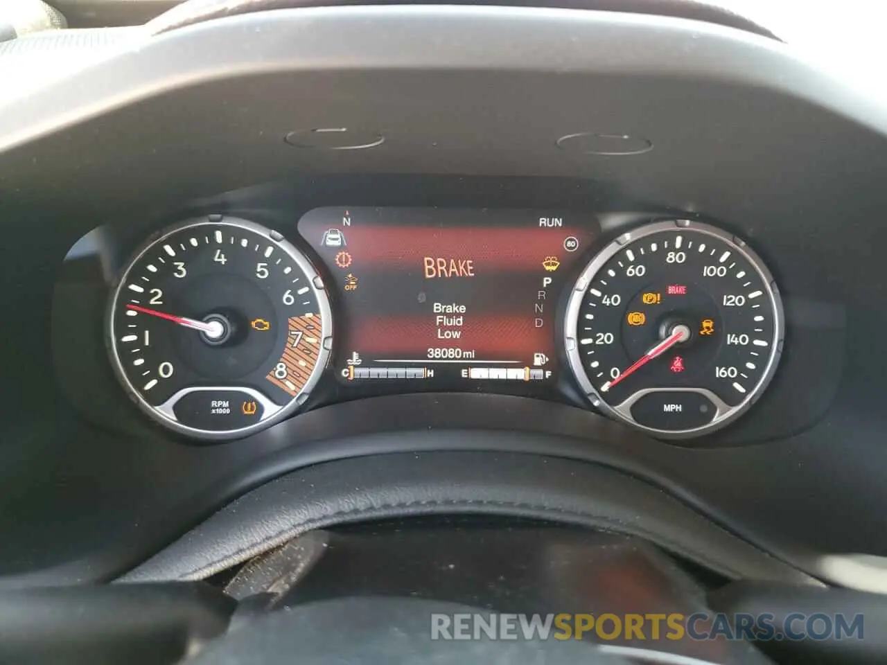 9 fotografías del automóvil dañado ZACNJCBB3MPM33876 JEEP RENEGADE 2021