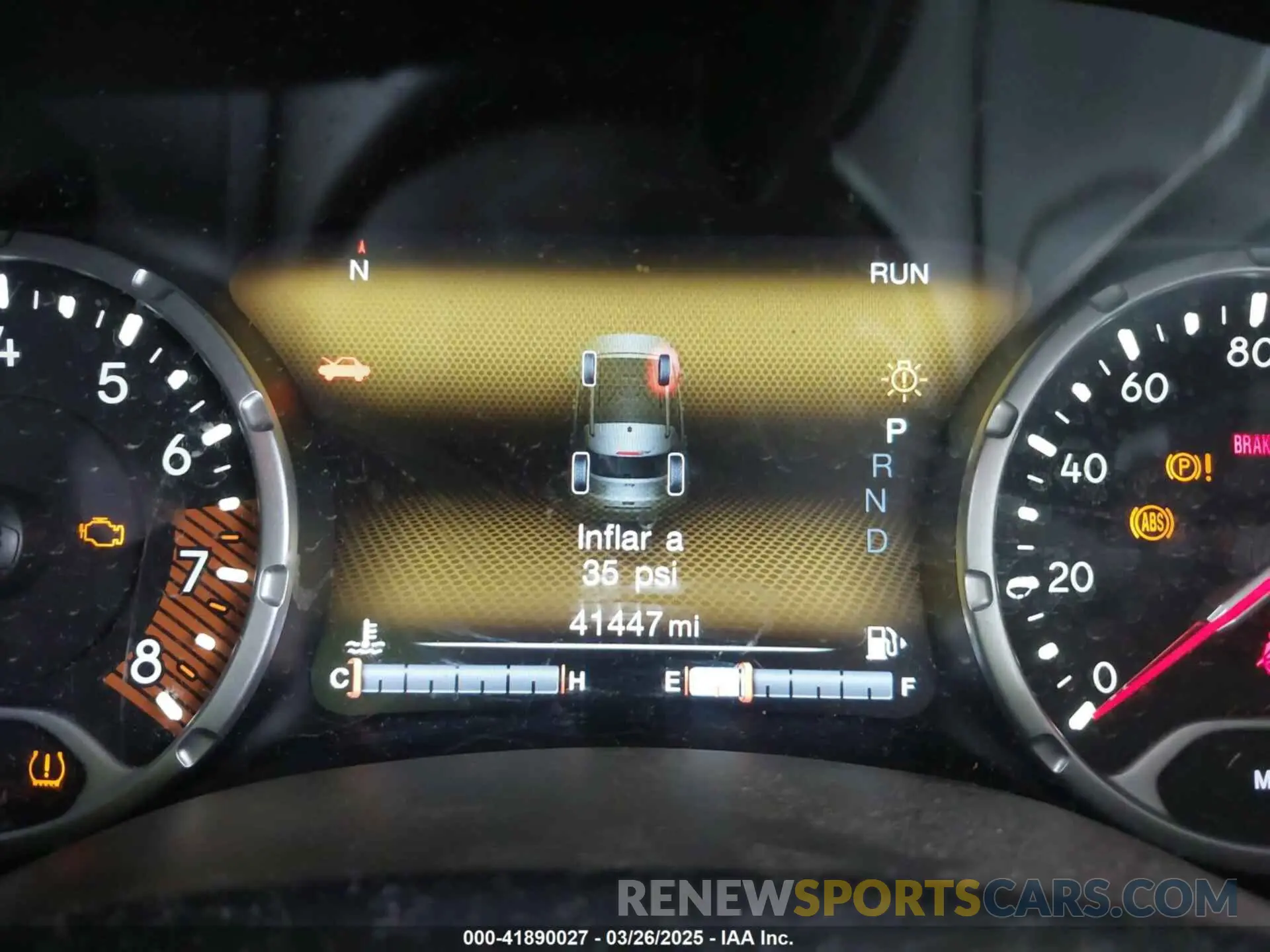 16 fotografías del automóvil dañado ZACNJCBB4MPM30453 JEEP RENEGADE 2021