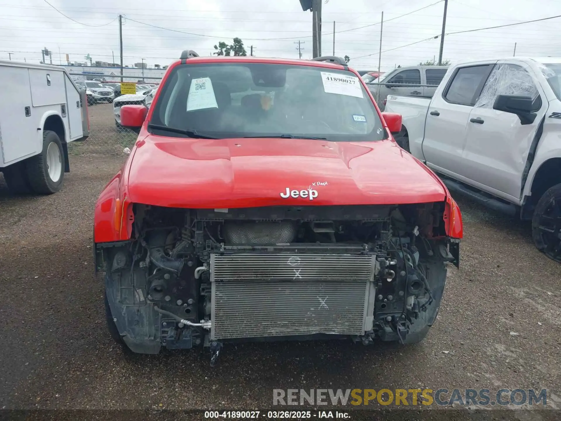6 fotografías del automóvil dañado ZACNJCBB4MPM30453 JEEP RENEGADE 2021