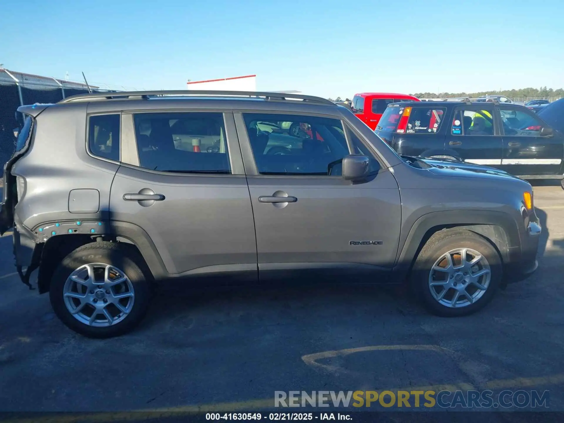 14 fotografías del automóvil dañado ZACNJCBB4MPN26955 JEEP RENEGADE 2021