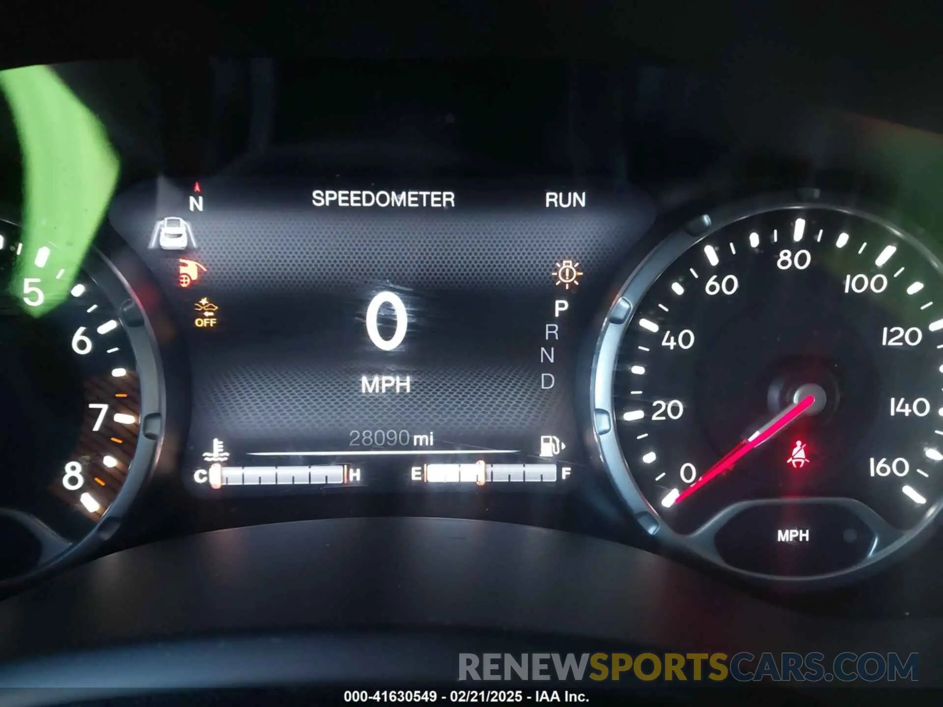 16 fotografías del automóvil dañado ZACNJCBB4MPN26955 JEEP RENEGADE 2021