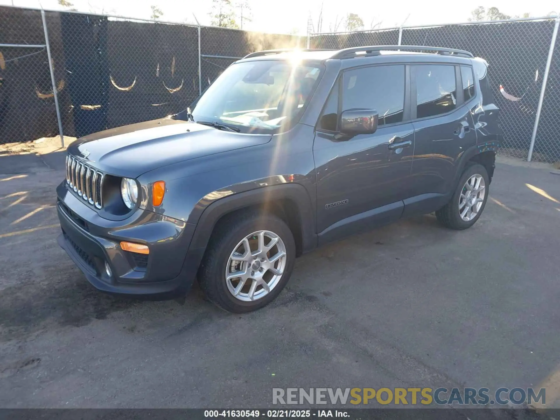 2 fotografías del automóvil dañado ZACNJCBB4MPN26955 JEEP RENEGADE 2021