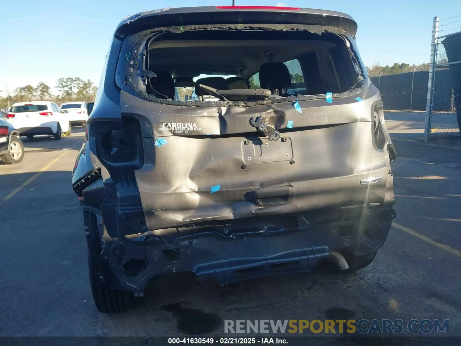 6 fotografías del automóvil dañado ZACNJCBB4MPN26955 JEEP RENEGADE 2021