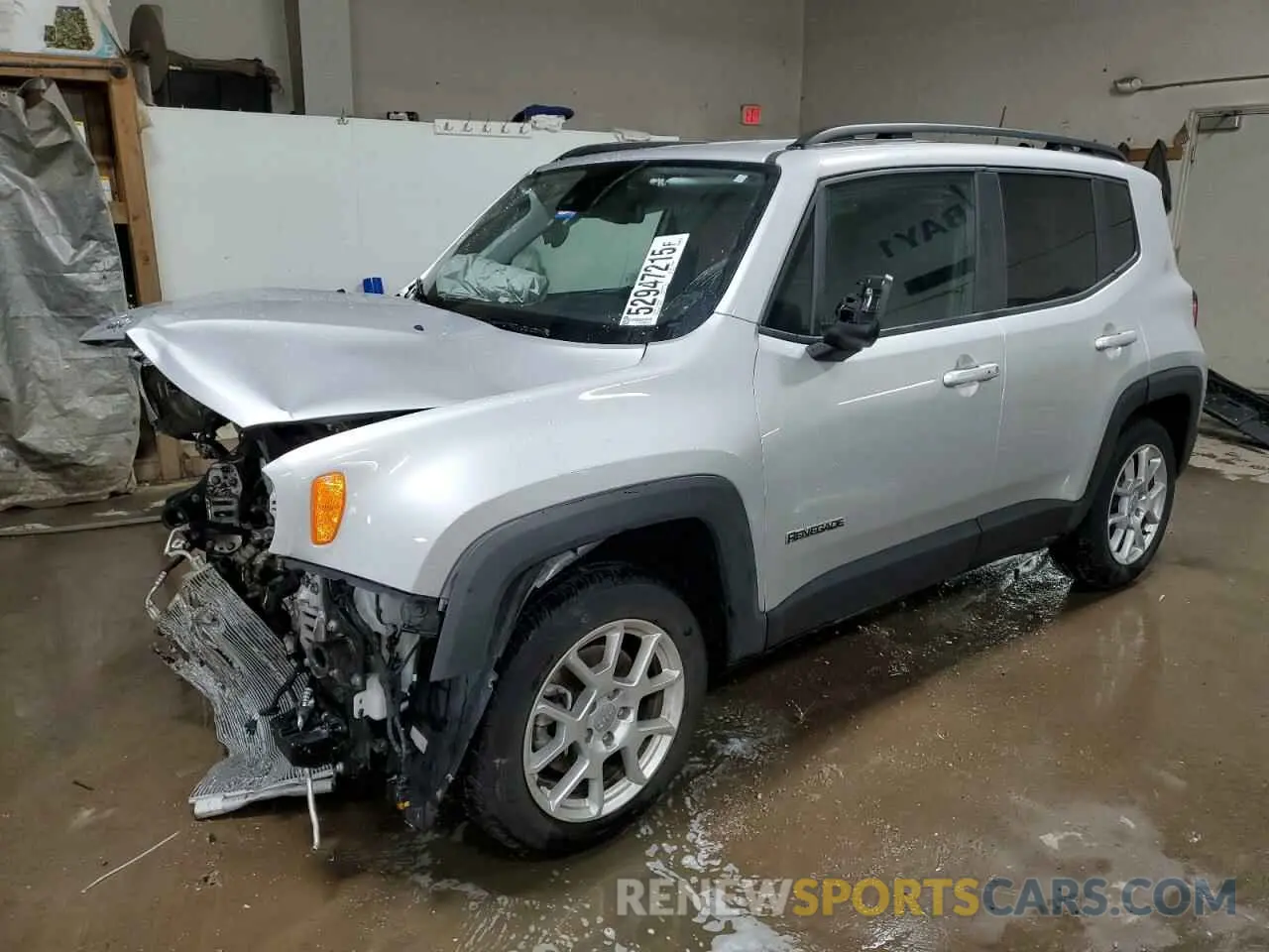 1 fotografías del automóvil dañado ZACNJCBB5MPM26766 JEEP RENEGADE 2021