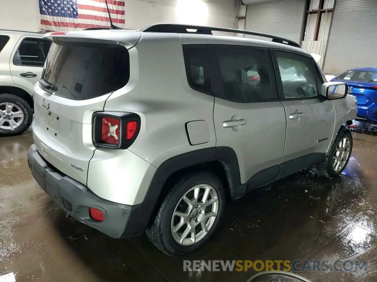 3 fotografías del automóvil dañado ZACNJCBB5MPM26766 JEEP RENEGADE 2021