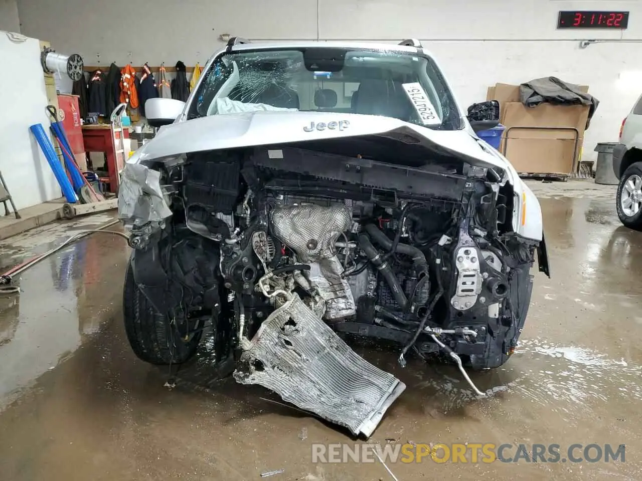 5 fotografías del automóvil dañado ZACNJCBB5MPM26766 JEEP RENEGADE 2021