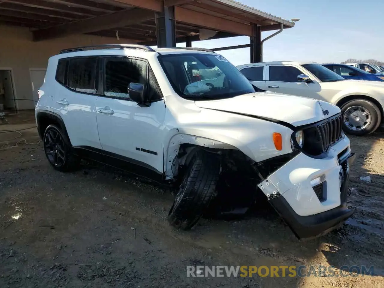 4 fotografías del automóvil dañado ZACNJCBB5MPM48119 JEEP RENEGADE 2021