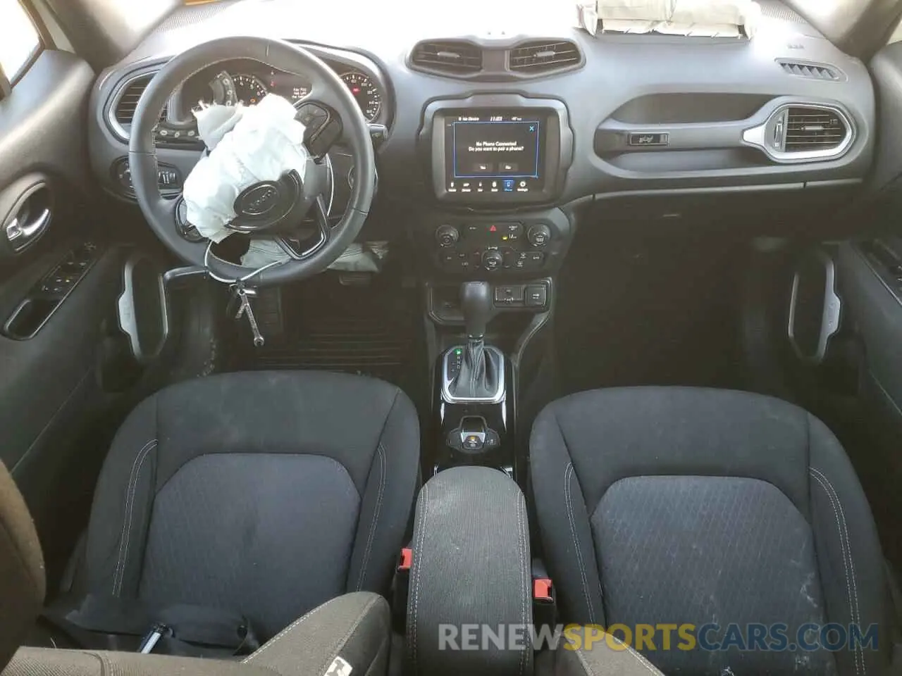 8 fotografías del automóvil dañado ZACNJCBB5MPM48119 JEEP RENEGADE 2021
