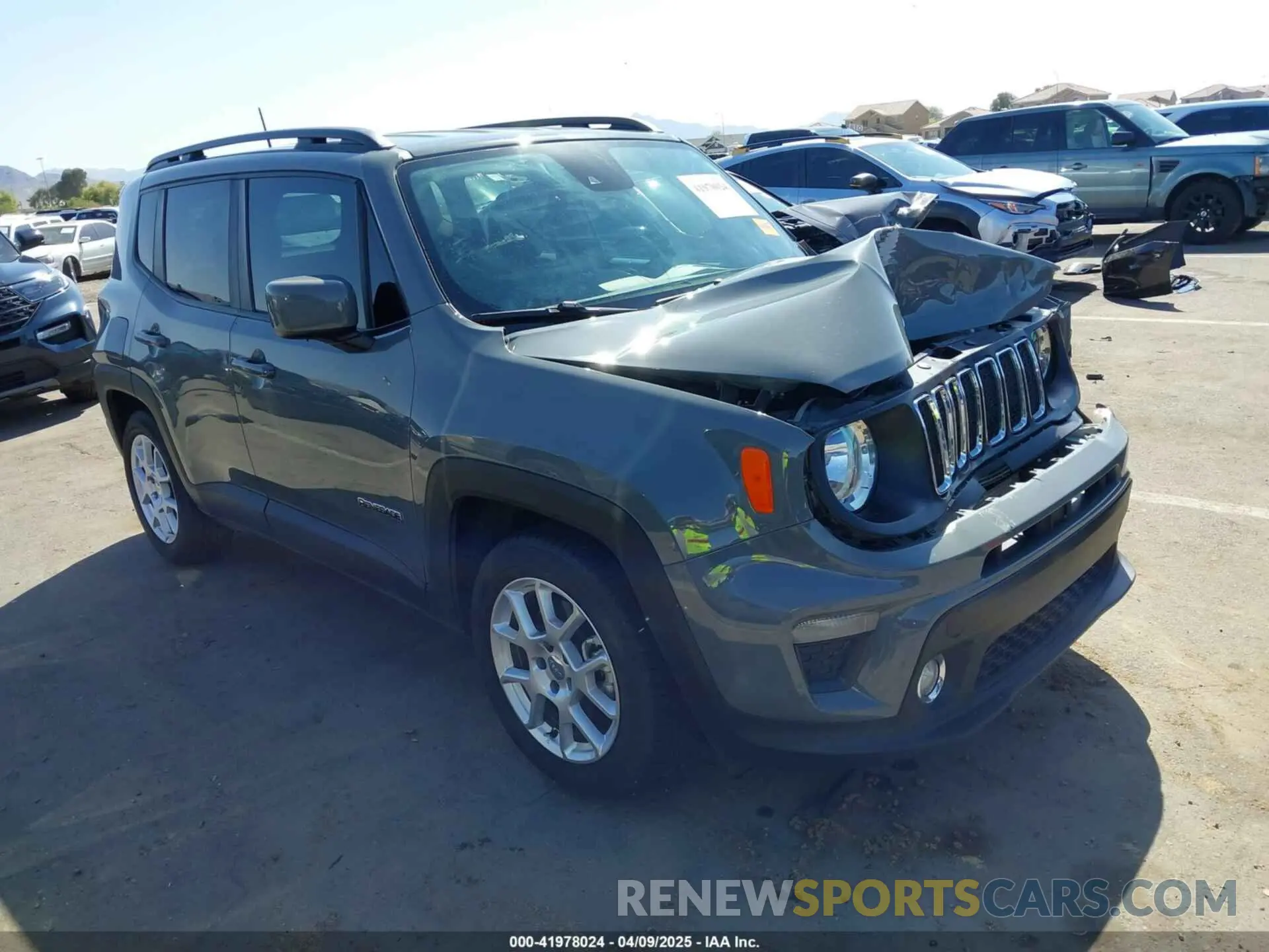 1 fotografías del automóvil dañado ZACNJCBB6MPN22907 JEEP RENEGADE 2021