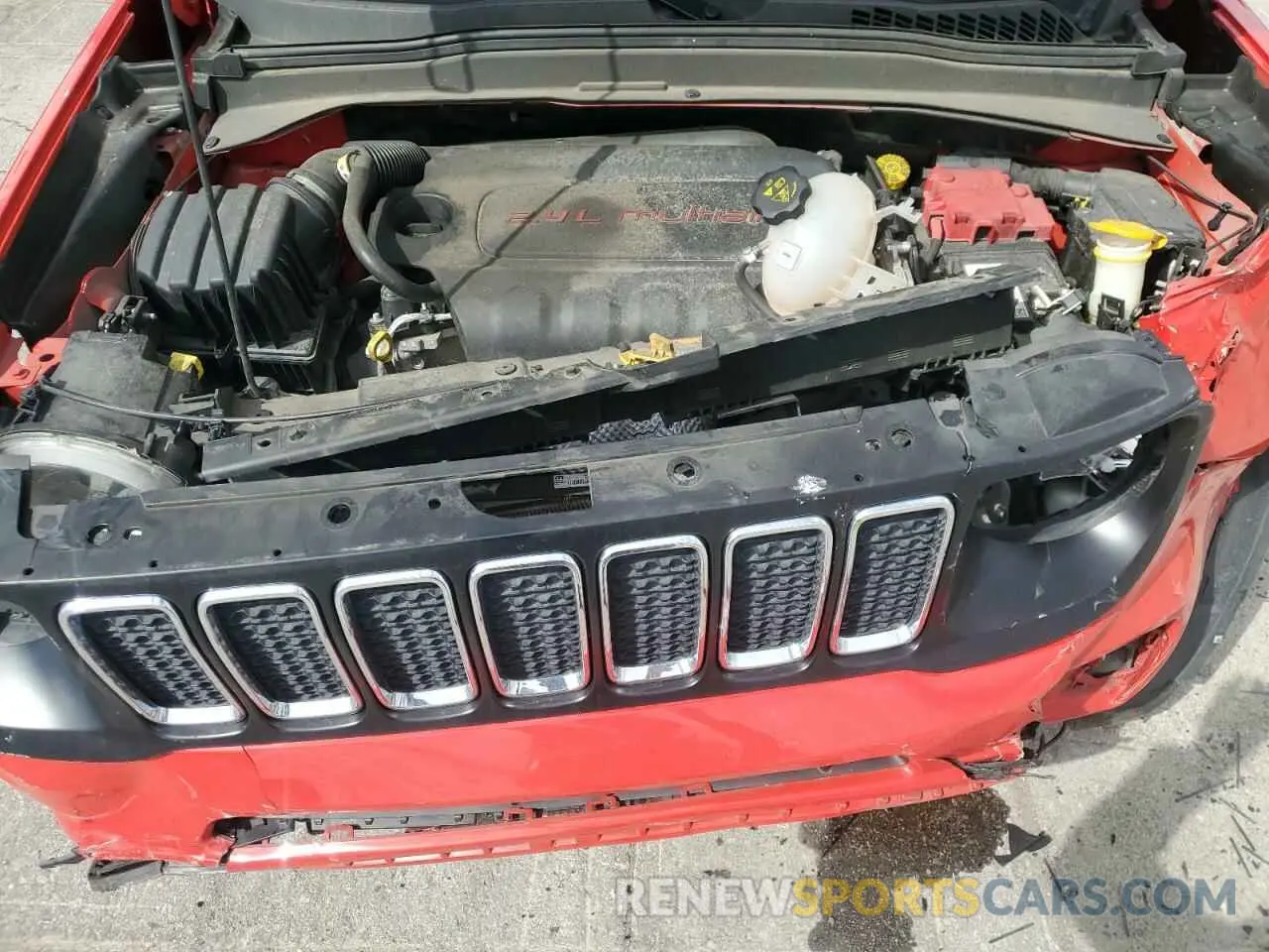 12 fotografías del automóvil dañado ZACNJCBB7MPM58036 JEEP RENEGADE 2021