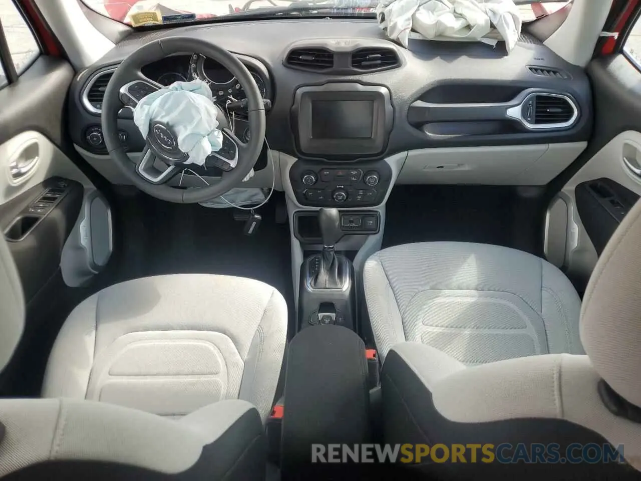 8 fotografías del automóvil dañado ZACNJCBB7MPM58036 JEEP RENEGADE 2021