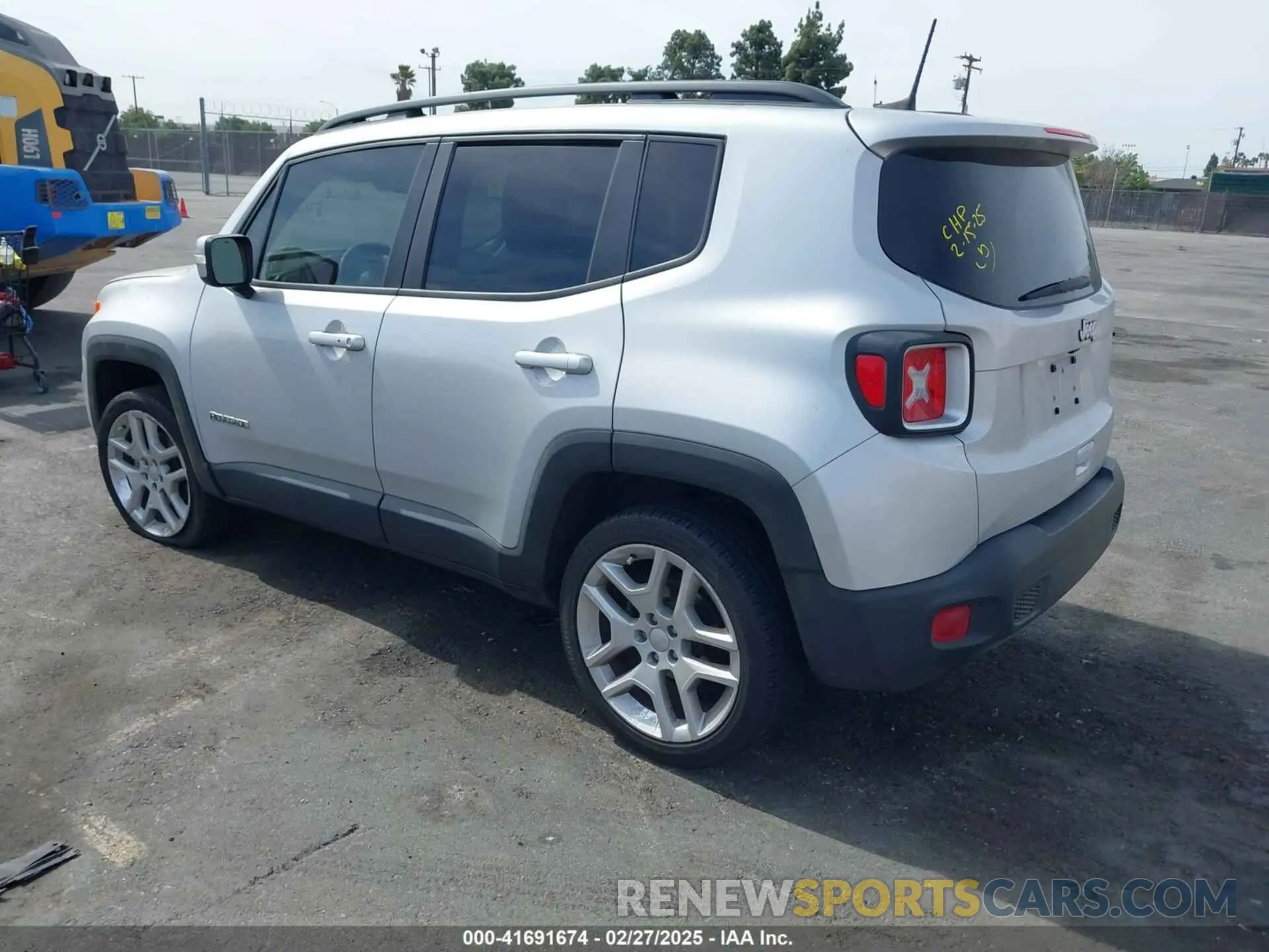 2 fotografías del automóvil dañado ZACNJCBB7MPM96429 JEEP RENEGADE 2021