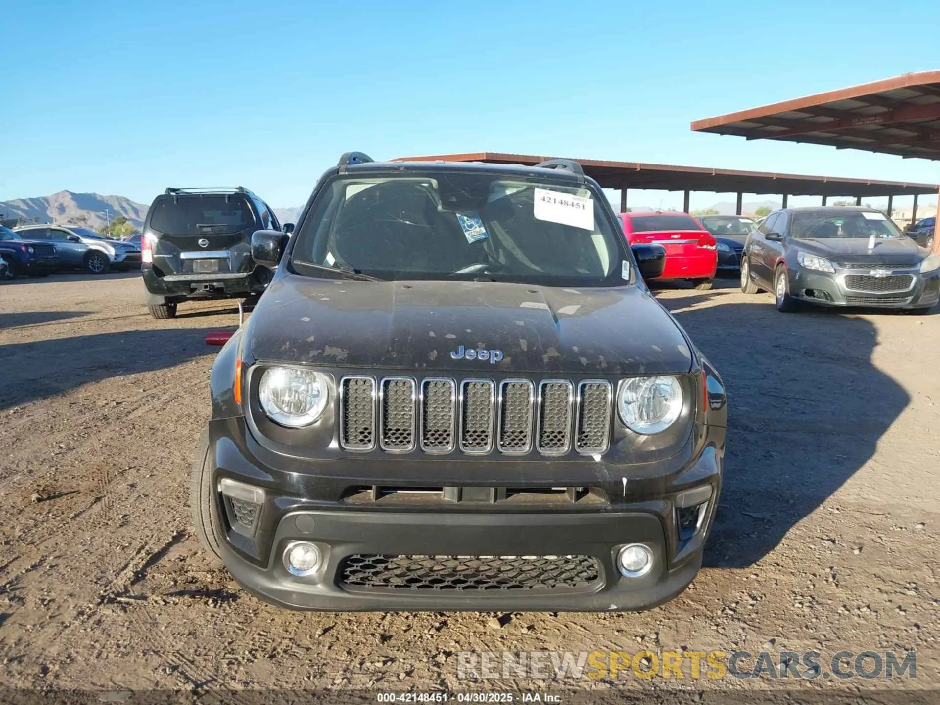 11 fotografías del automóvil dañado ZACNJCBB7MPN23127 JEEP RENEGADE 2021