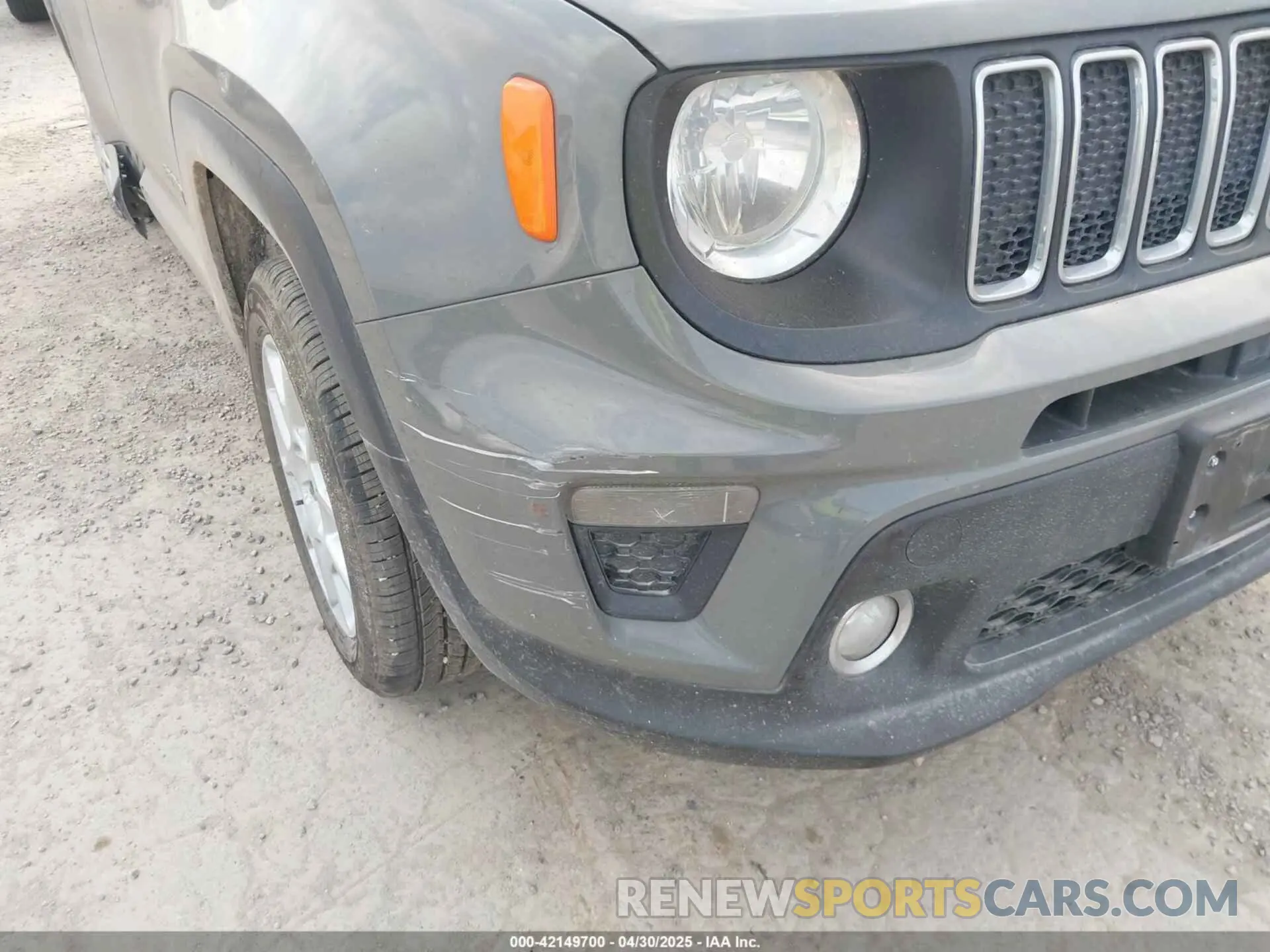 16 fotografías del automóvil dañado ZACNJCBB7MPN27999 JEEP RENEGADE 2021