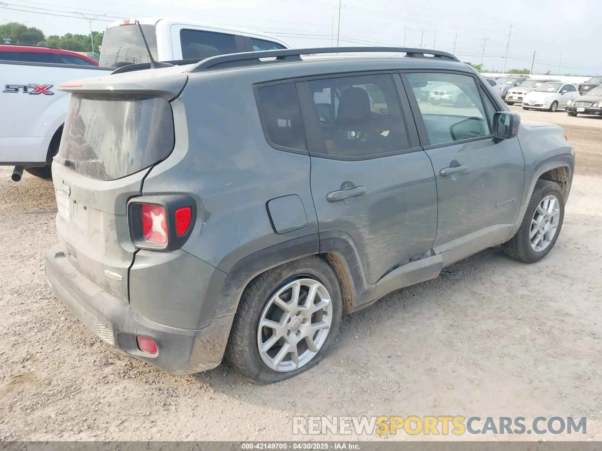 4 fotografías del automóvil dañado ZACNJCBB7MPN27999 JEEP RENEGADE 2021