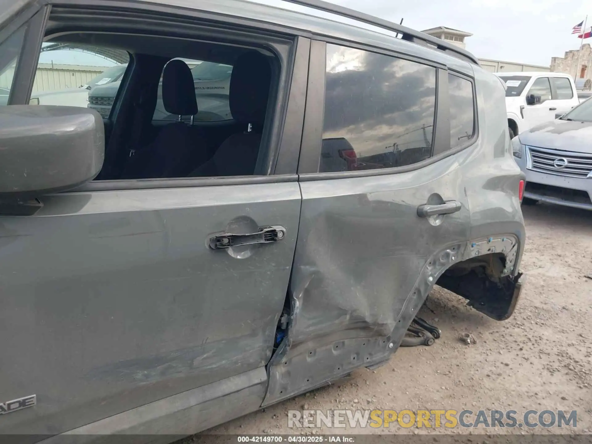 6 fotografías del automóvil dañado ZACNJCBB7MPN27999 JEEP RENEGADE 2021