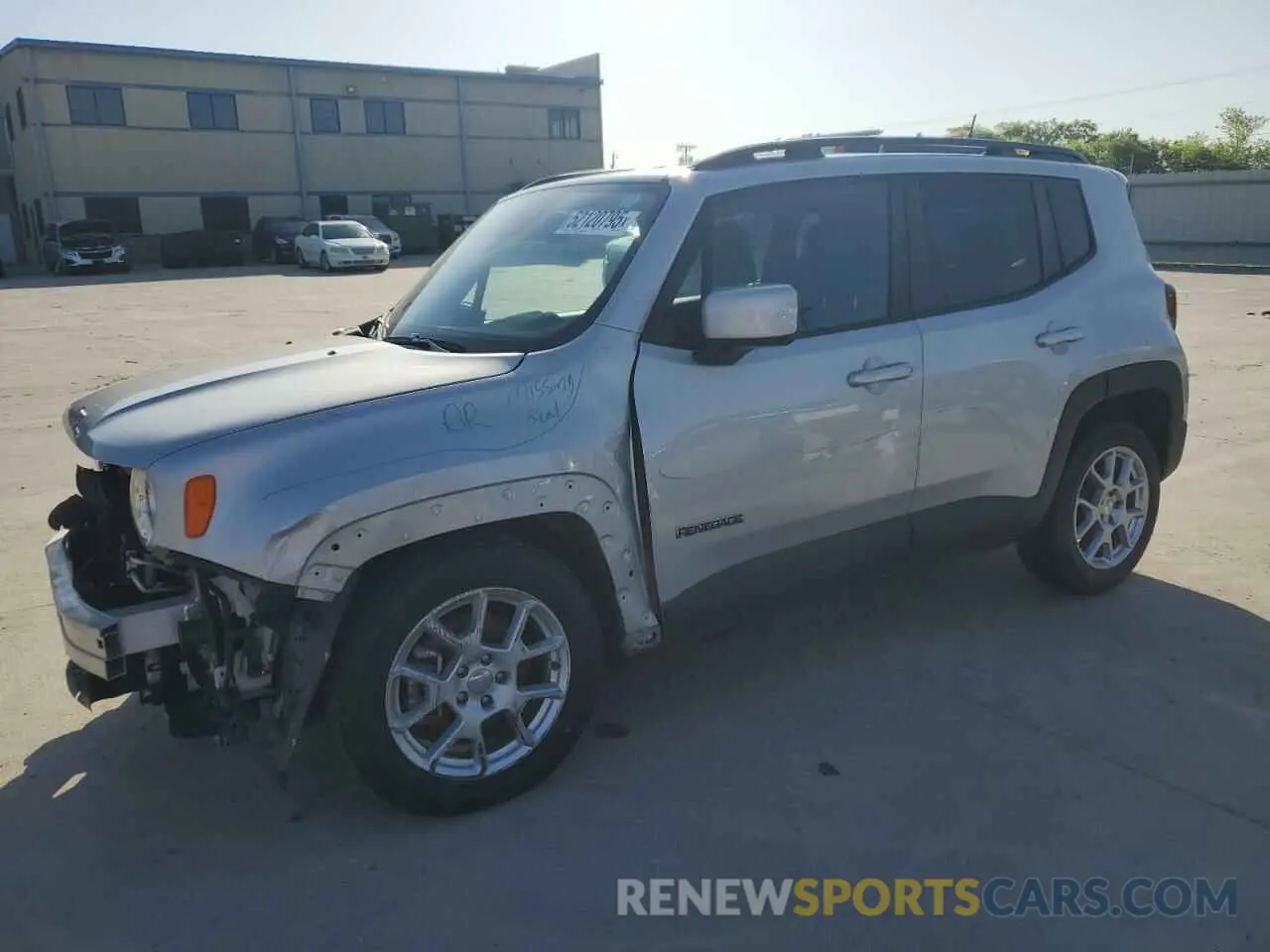 1 fotografías del automóvil dañado ZACNJCBB7MPN28103 JEEP RENEGADE 2021
