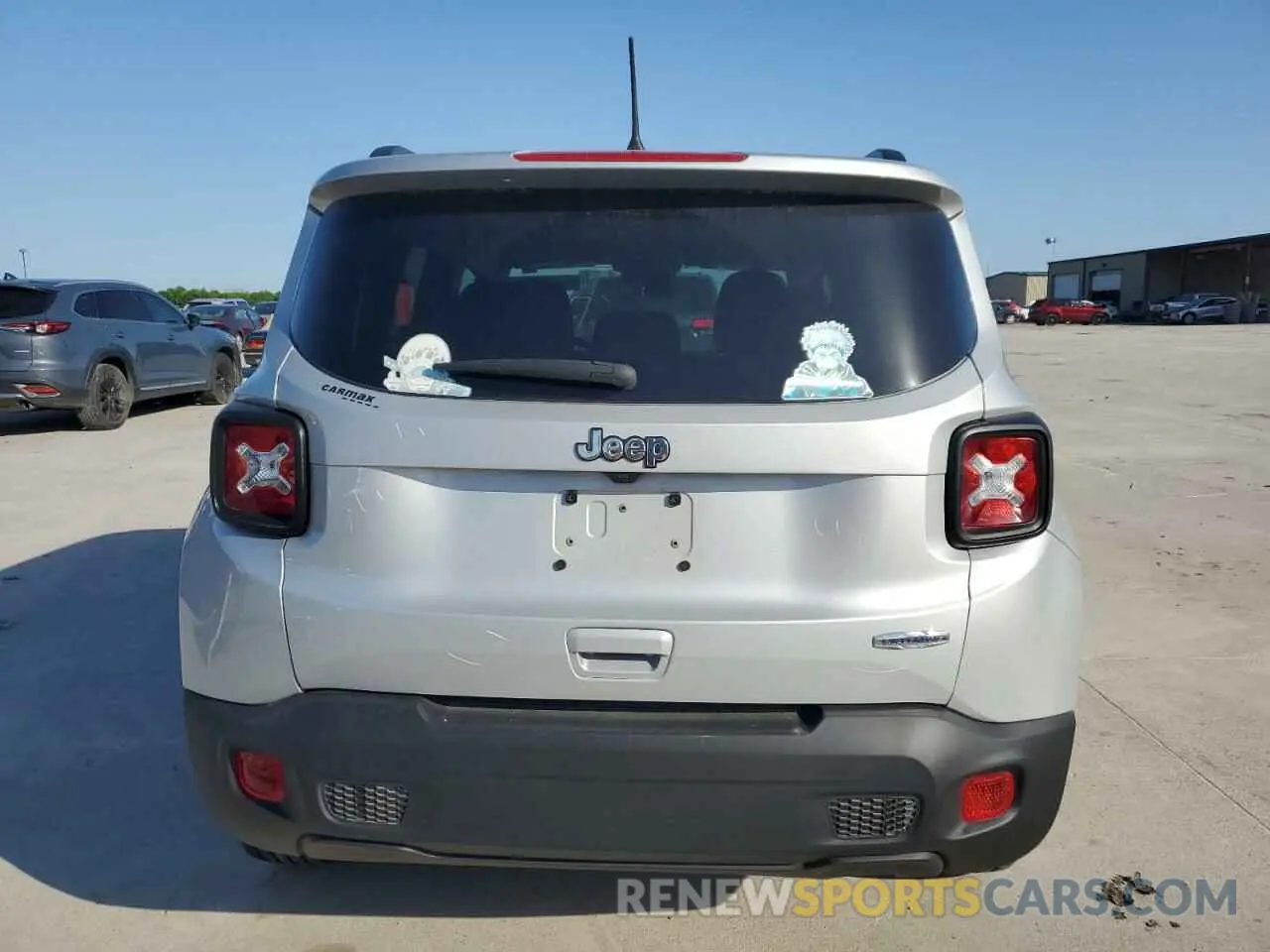 6 fotografías del automóvil dañado ZACNJCBB7MPN28103 JEEP RENEGADE 2021