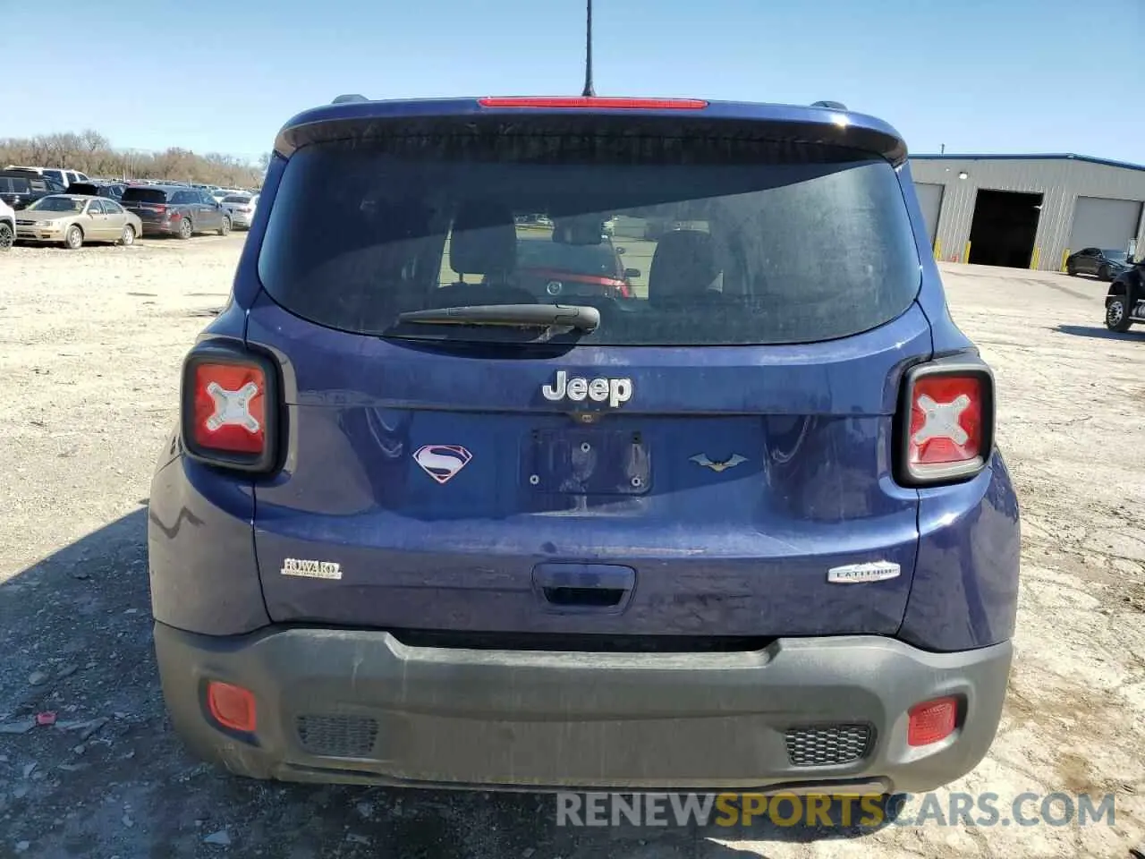 6 fotografías del automóvil dañado ZACNJCBB7MPN28957 JEEP RENEGADE 2021