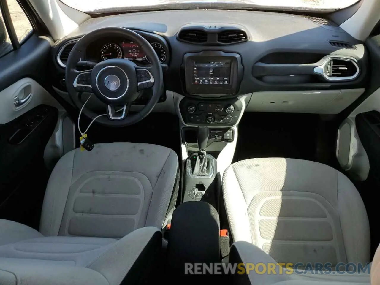 8 fotografías del automóvil dañado ZACNJCBB7MPN28957 JEEP RENEGADE 2021