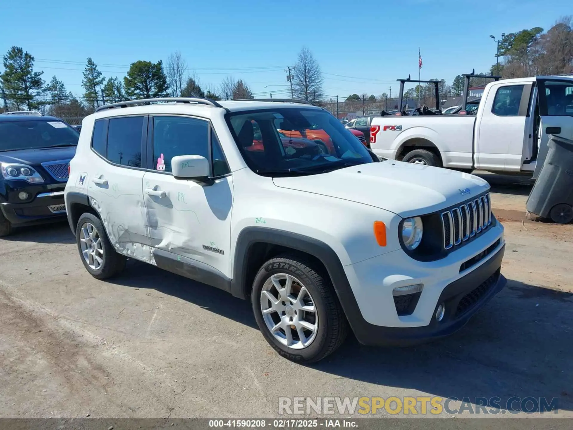 1 fotografías del automóvil dañado ZACNJCBB8MPM22081 JEEP RENEGADE 2021