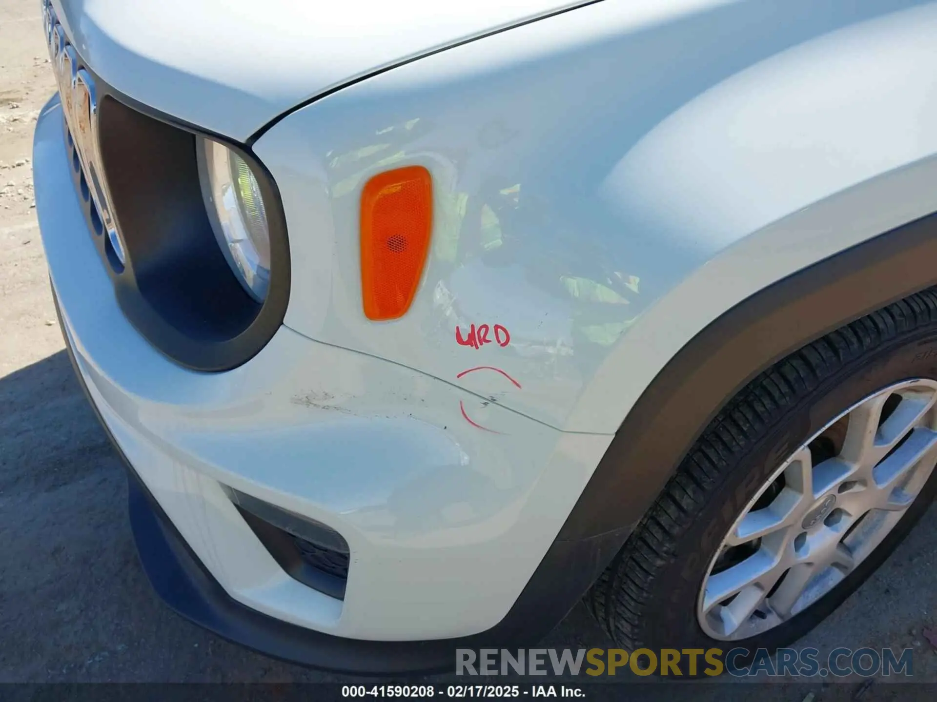 19 fotografías del automóvil dañado ZACNJCBB8MPM22081 JEEP RENEGADE 2021