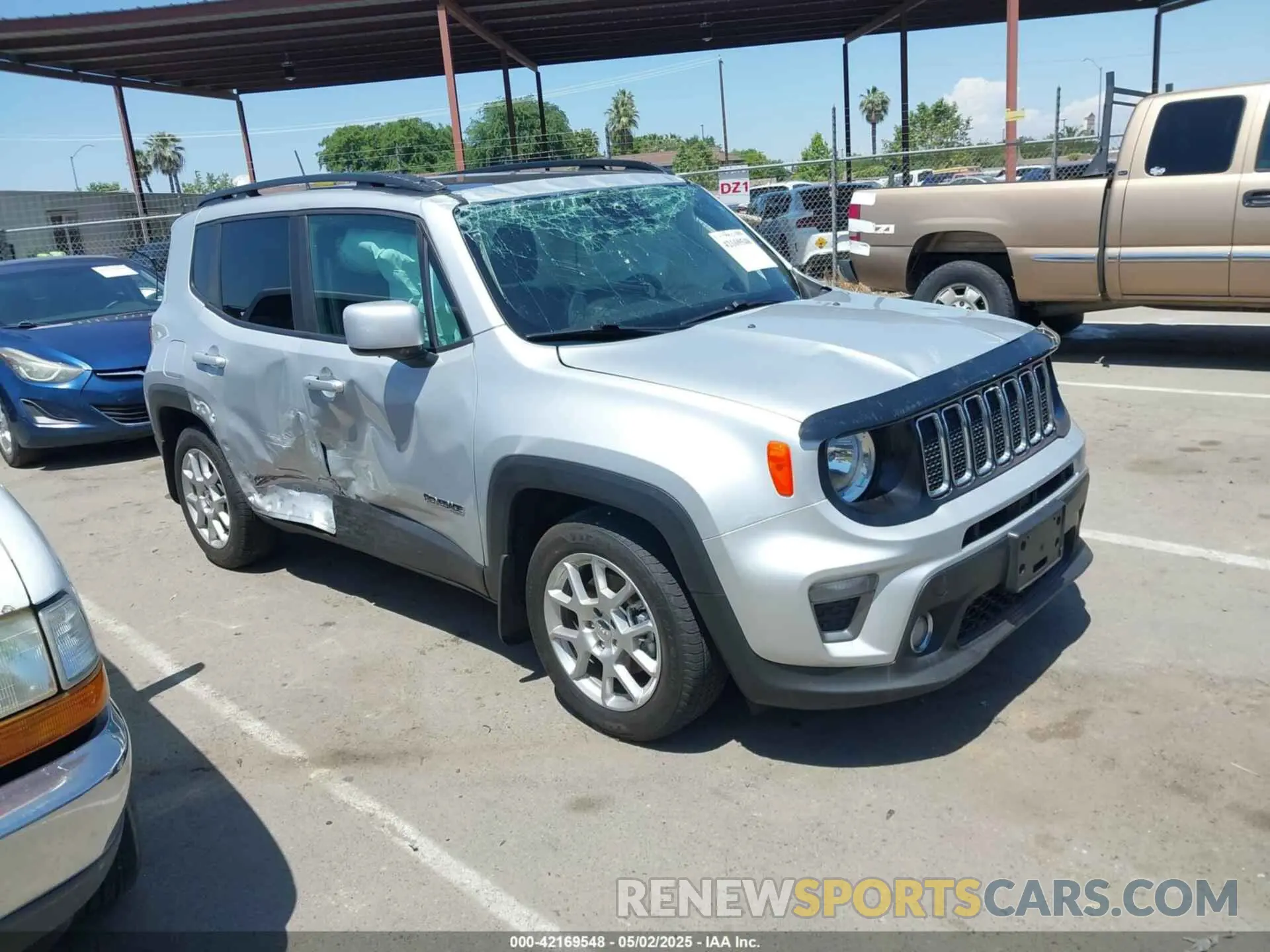 1 fotografías del automóvil dañado ZACNJCBB8MPN10712 JEEP RENEGADE 2021