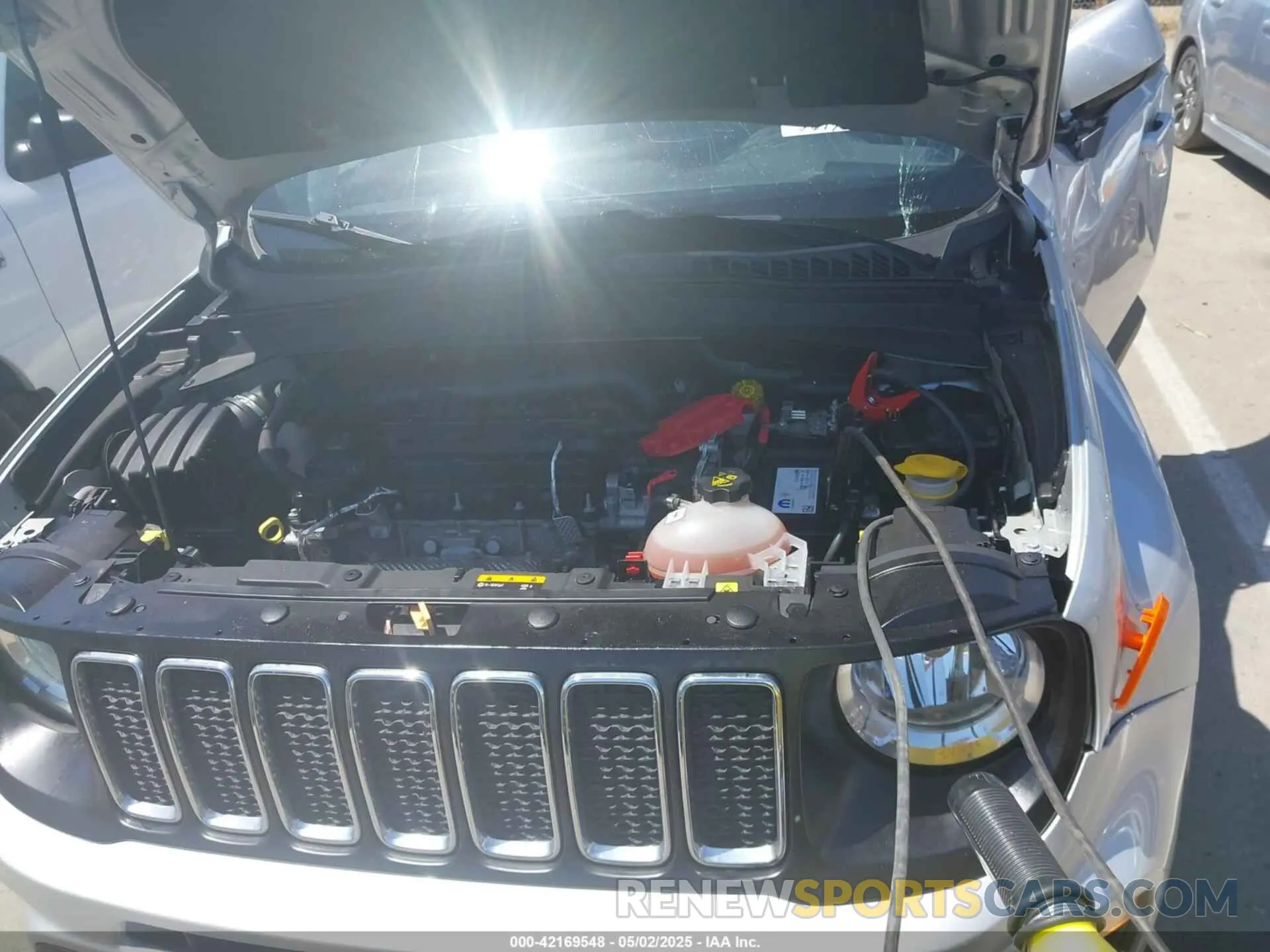 10 fotografías del automóvil dañado ZACNJCBB8MPN10712 JEEP RENEGADE 2021