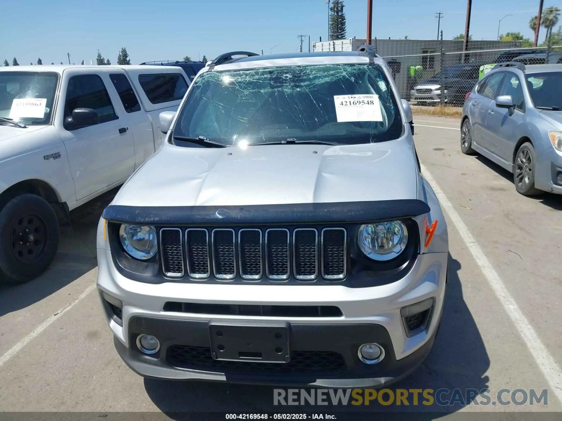 11 fotografías del automóvil dañado ZACNJCBB8MPN10712 JEEP RENEGADE 2021
